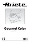 Ariete Gourmet Rainbow 1594/01 Инструкция по эксплуатации