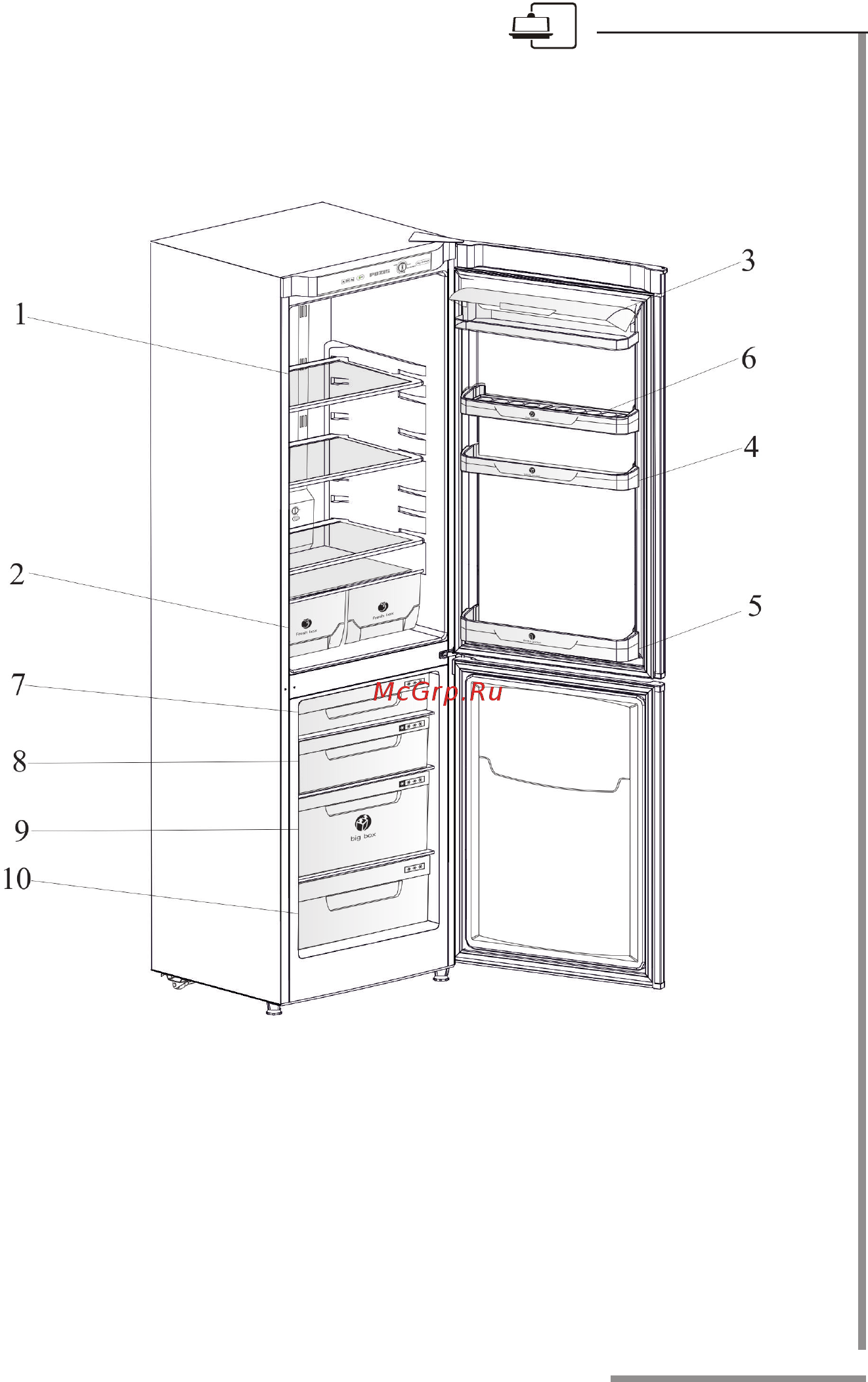 Pozis RK FNF-170 Wh/Bl [7/28] Комплект поставки