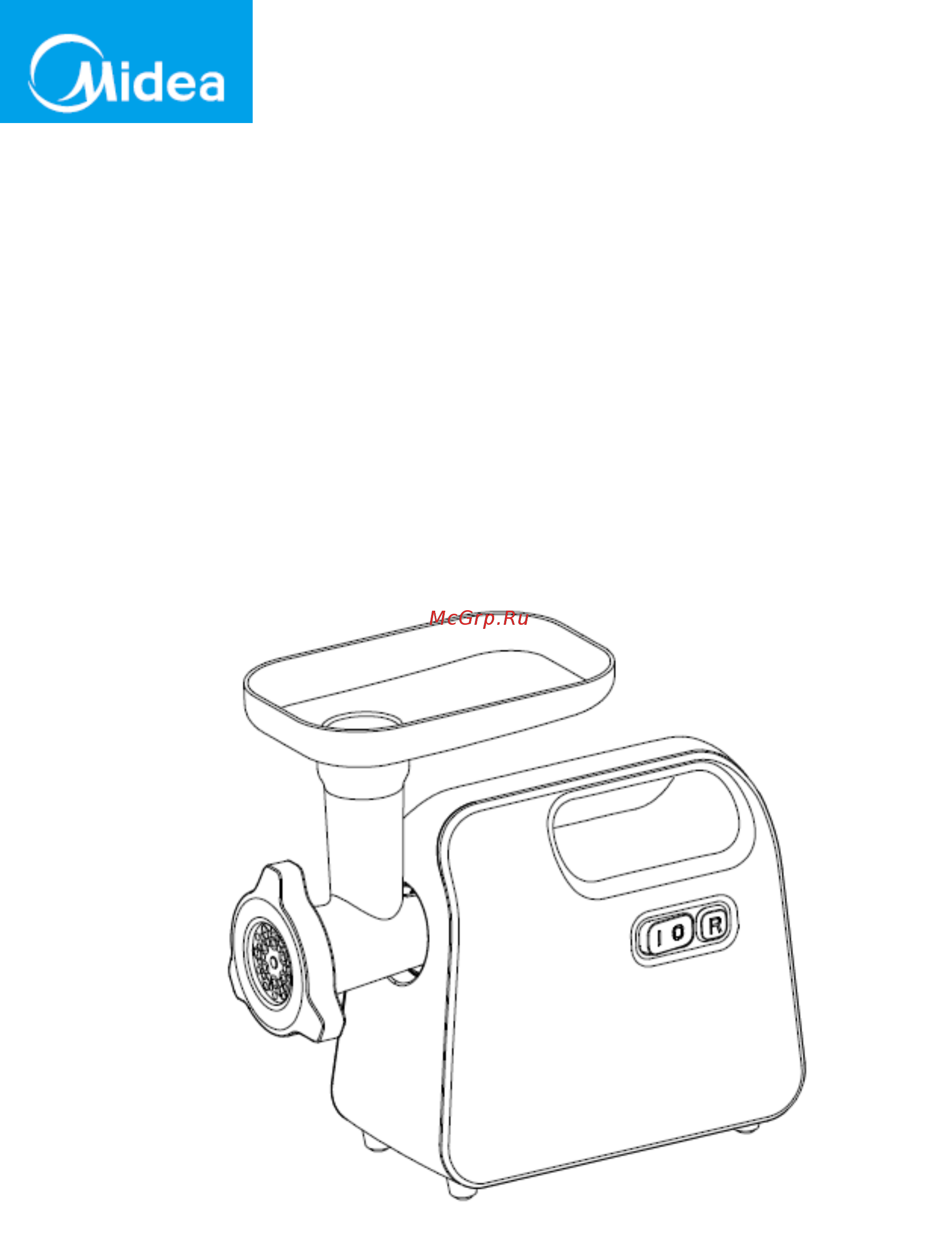 Midea MG-2750 Белый Инструкция по эксплуатации онлайн