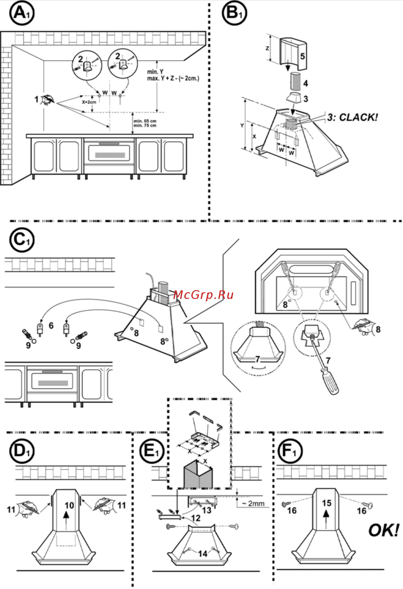 Elica EMERALD GO/A/60 T.GREZZO PRF0041891 Инструкция по эксплуатации онлайн [3/8] 376258