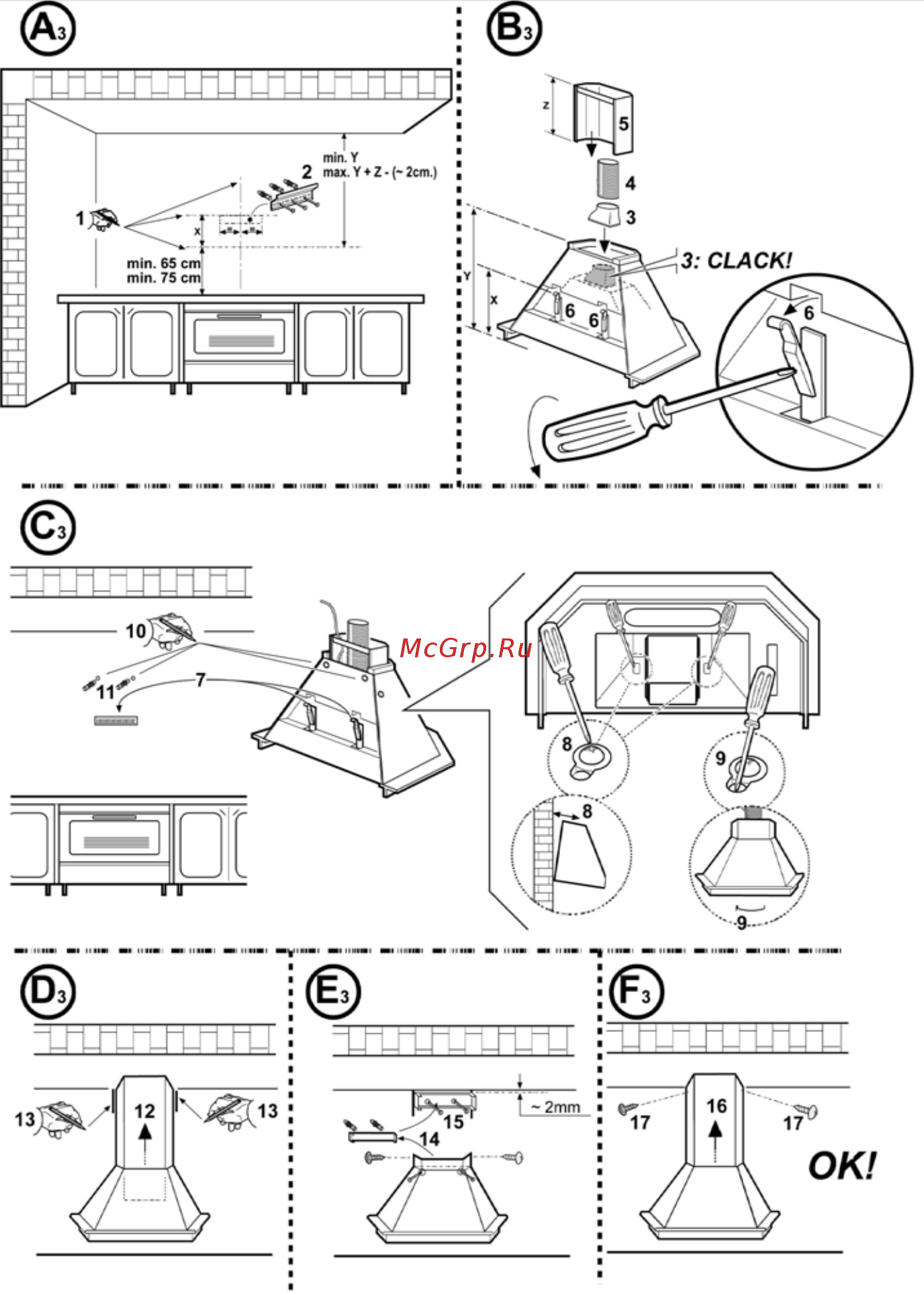 Elica EMERALD GO/A/60 T.GREZZO PRF0041891 Инструкция по эксплуатации онлайн [5/8] 376258