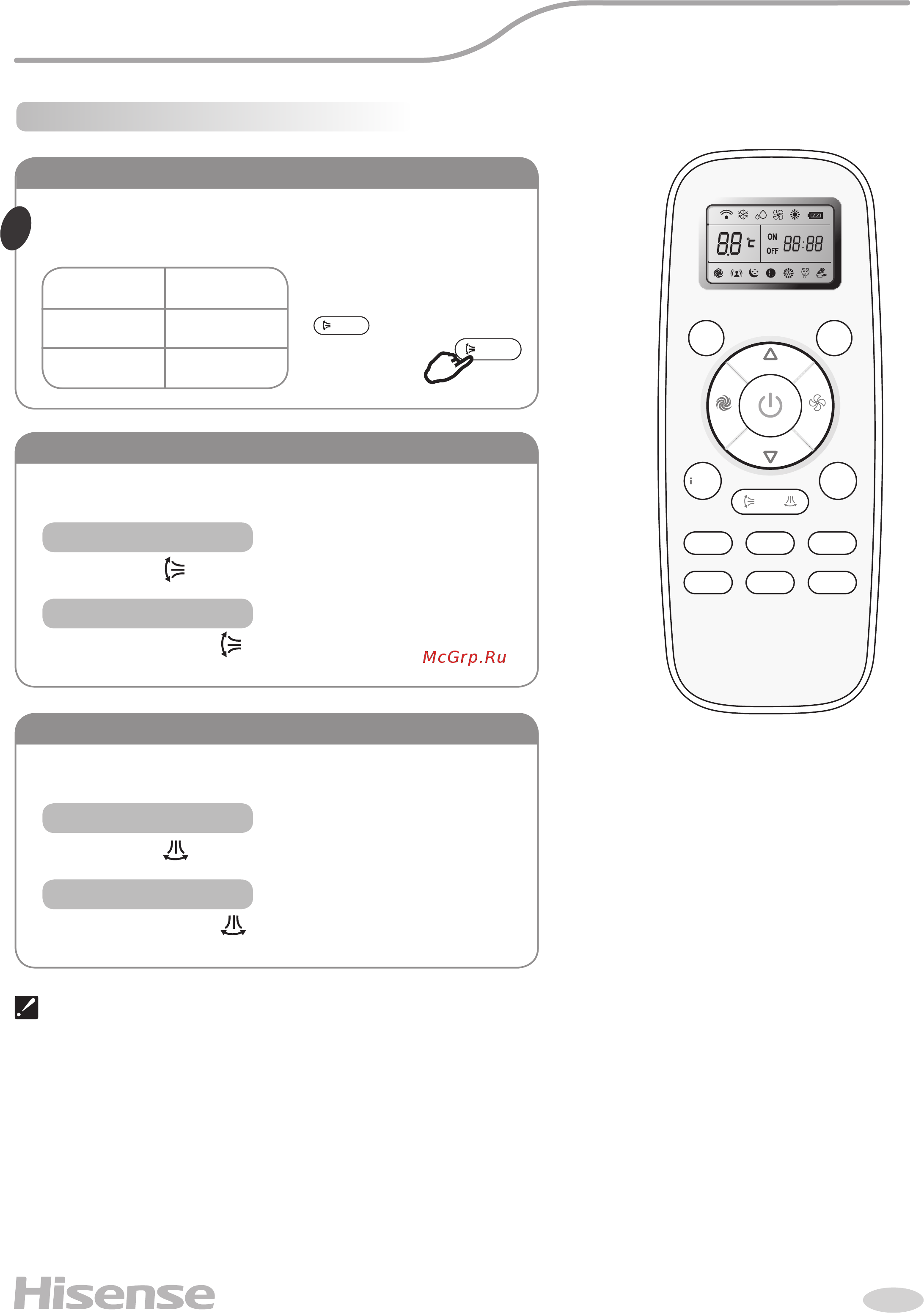 Hisense AS-24HR4SFBTG5 [10/20] Инструкция по эксплуатации