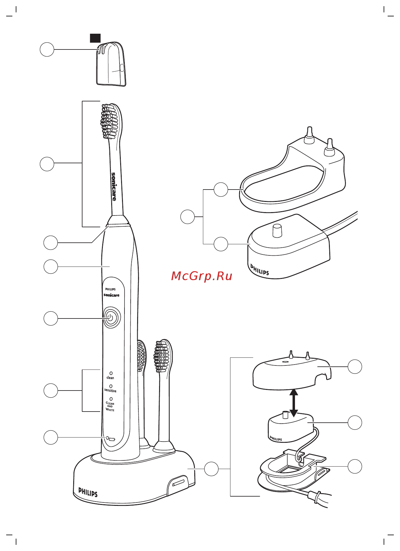 Philips HX6762/43 Инструкция по эксплуатации онлайн [3/44] 376746