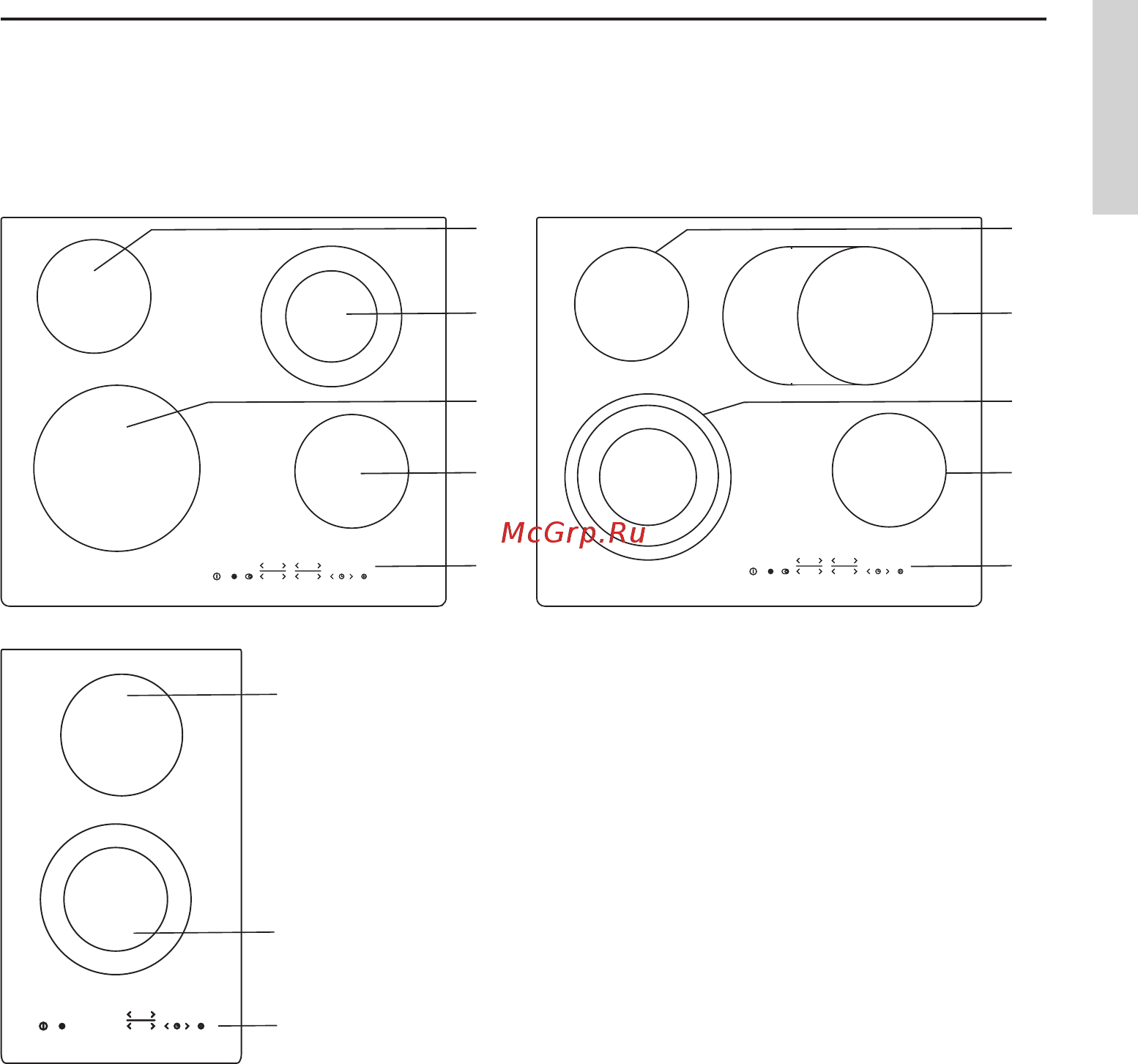 Gorenje ECT643BX 730355 [7/40] Описание прибора и оборудования в зависимости от модели