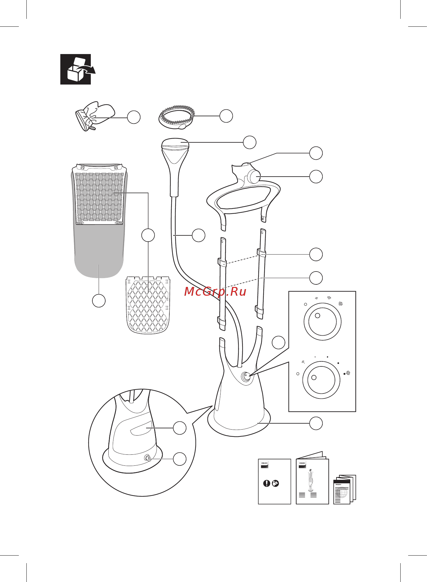 Philips ComfortTouch GC552/40 Инструкция по эксплуатации онлайн [3/32] 376956