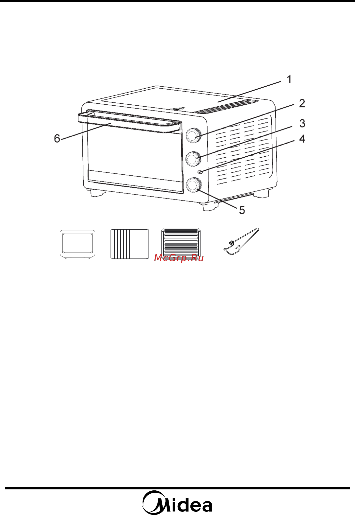 Midea МО1852 [8/12] Порядок работы