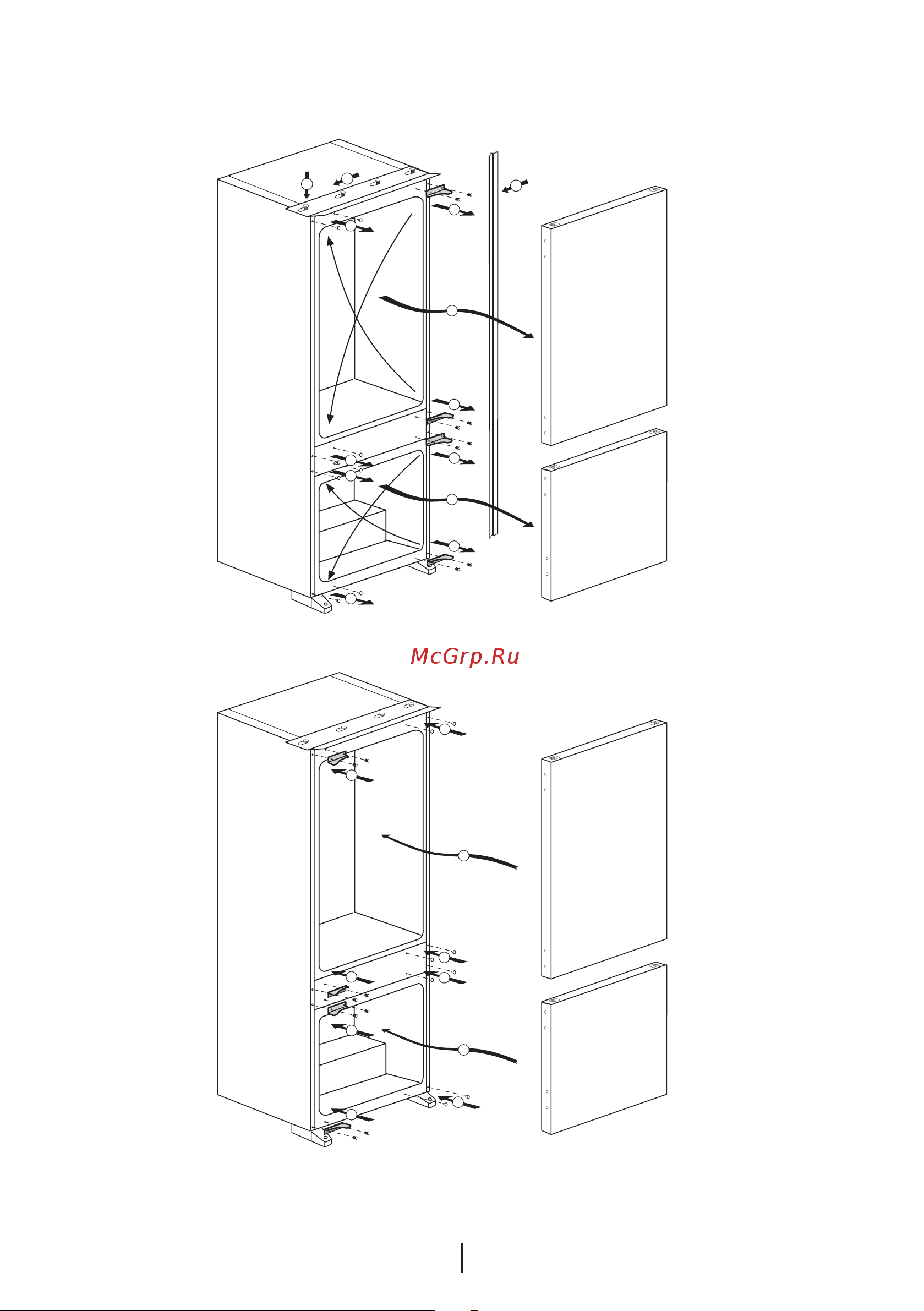 Beko BCHA2752S [13/80] Reversing the doors