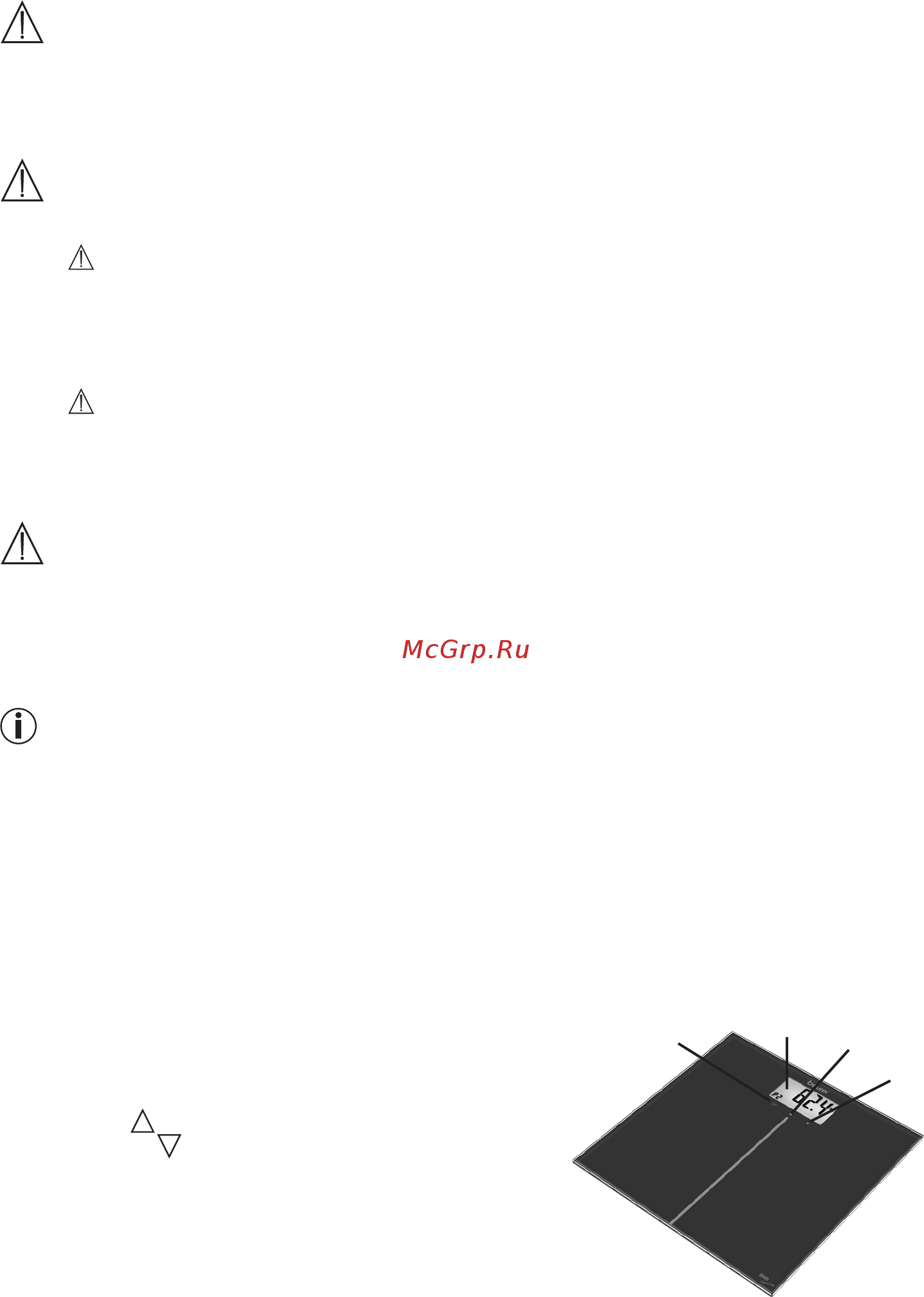 Beurer GS280 BMI 757.31 [9/44] Safety notes