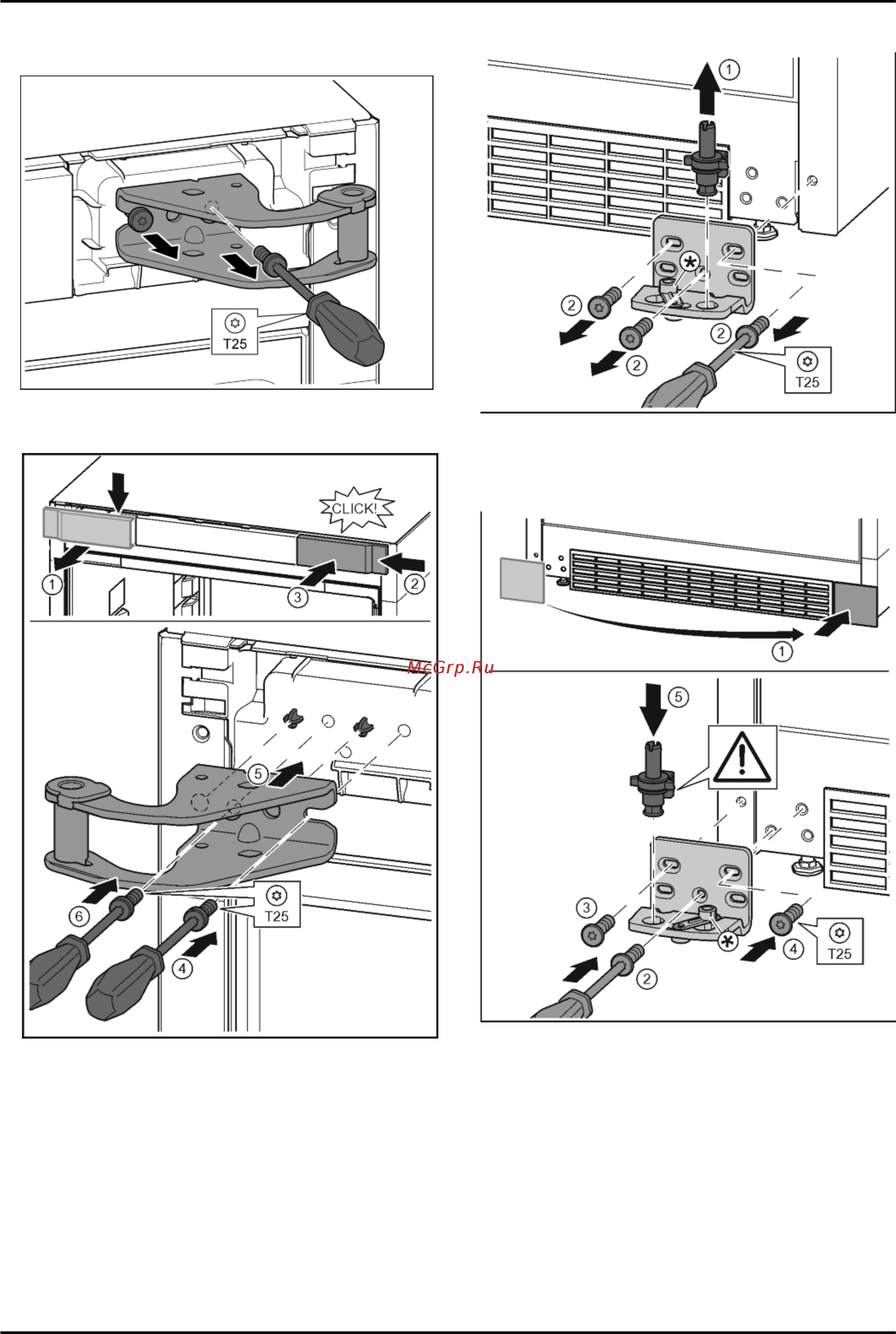 Liebherr Premium SBSes 8663 [10/24] Перестановка верхних опорных частей