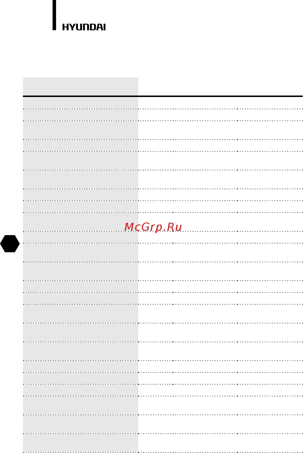 HYUNDAI ELECTRONICS H-AR16-07H [14/40] Технические характеристики
