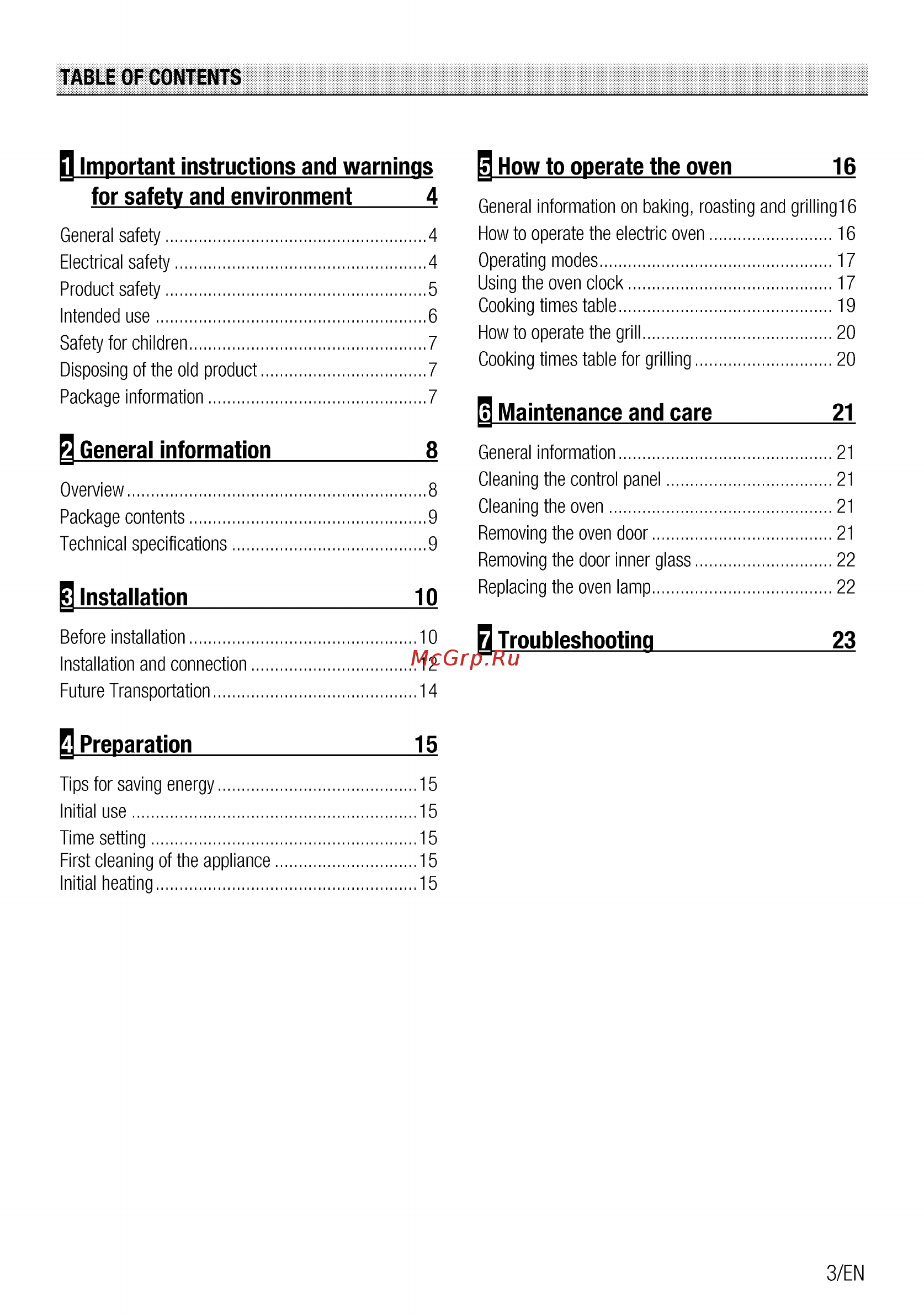Beko BIE 22301 X [3/72] General information 8