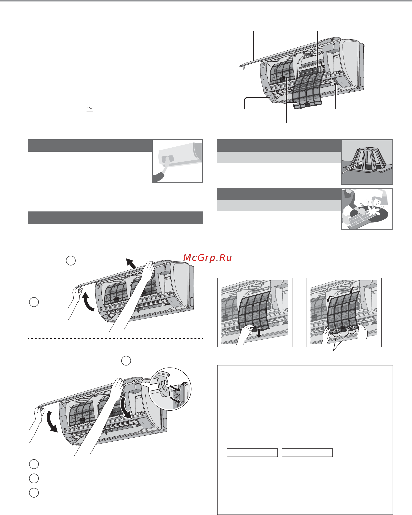 Panasonic Delux CS-E9RKDW [10/52] Cleaning instructions