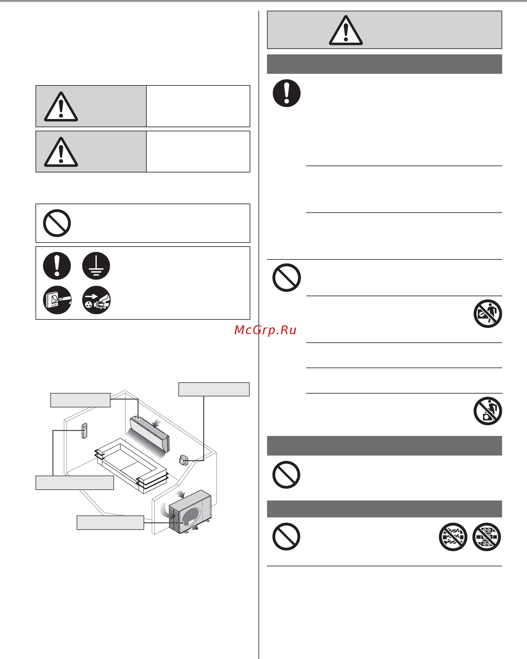 Panasonic Delux CS-E9RKDW [4/52] Safety precautions