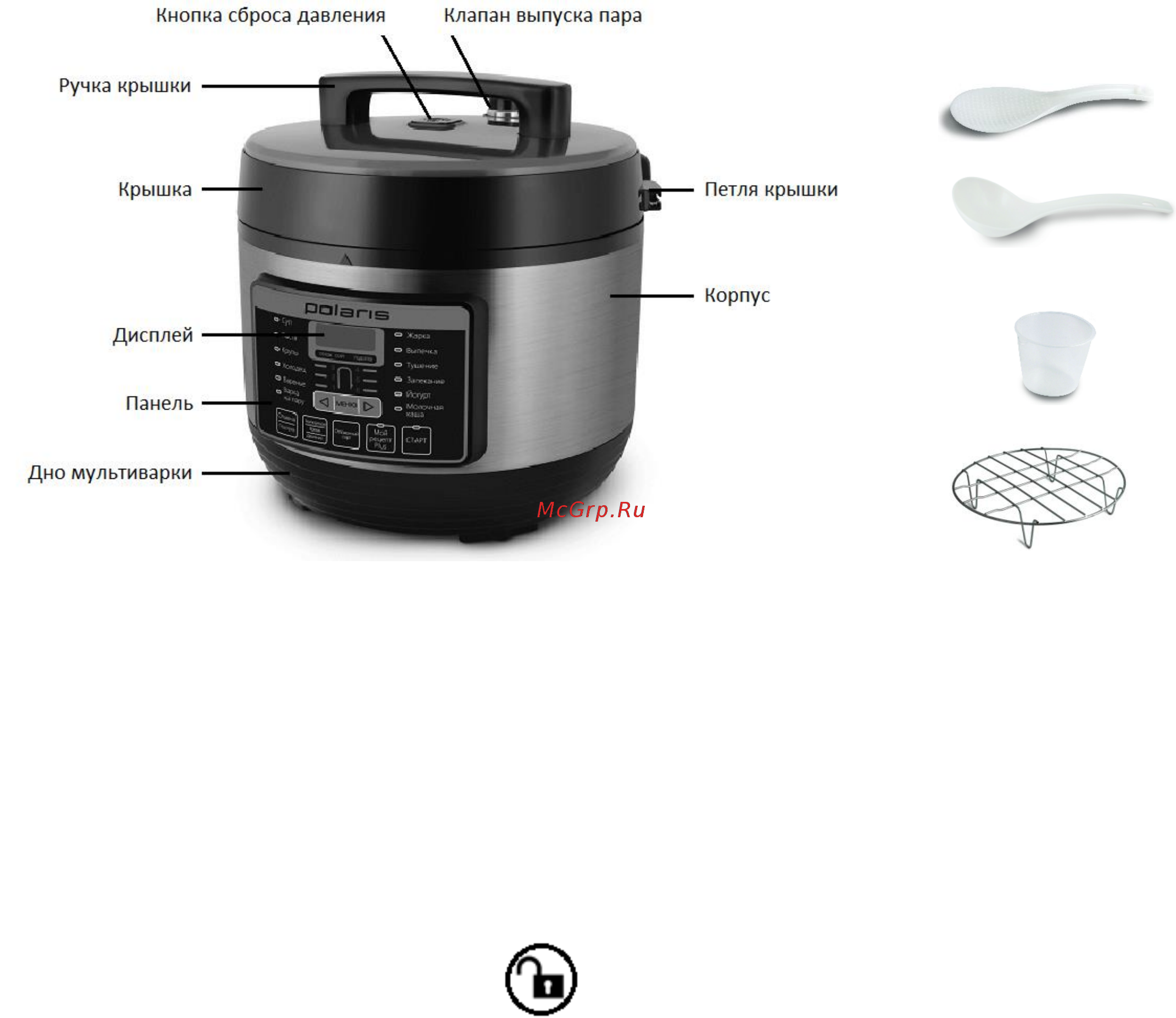 Polaris PPC 1005AD [4/28] Устройство прибора