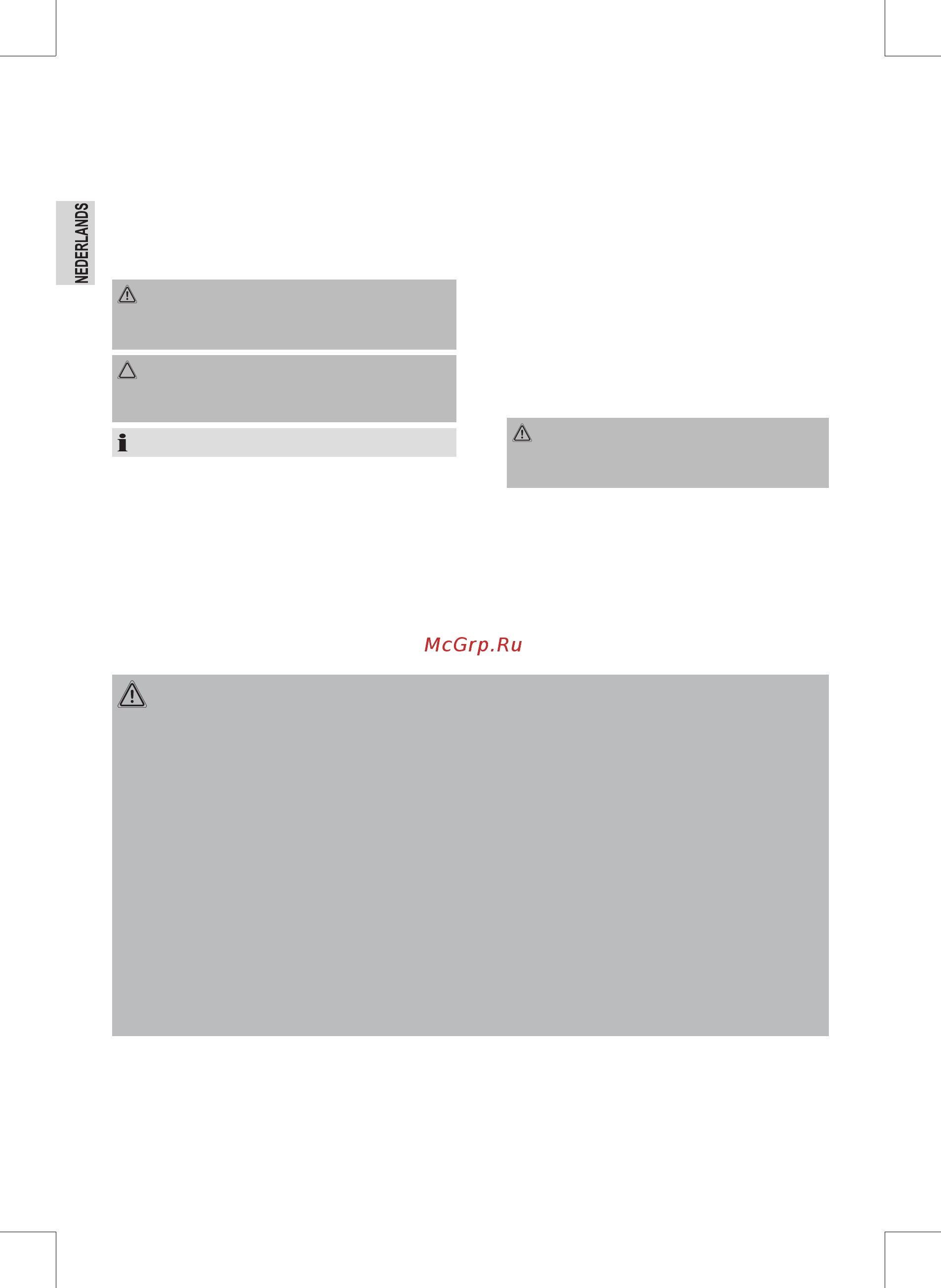 Bomann SMS 349 CB 603491 [10/66] Speciale veiligheidsinstructies voor dit apparaat