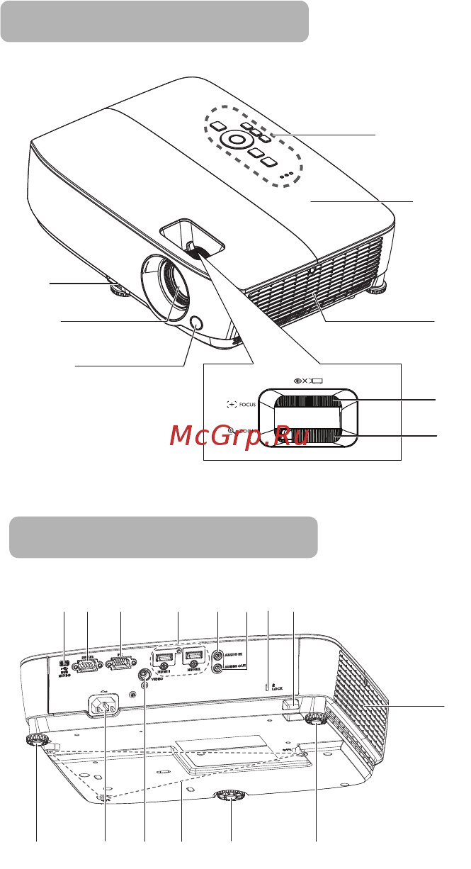 Benq W1050 Белый [10/73] Введение 10