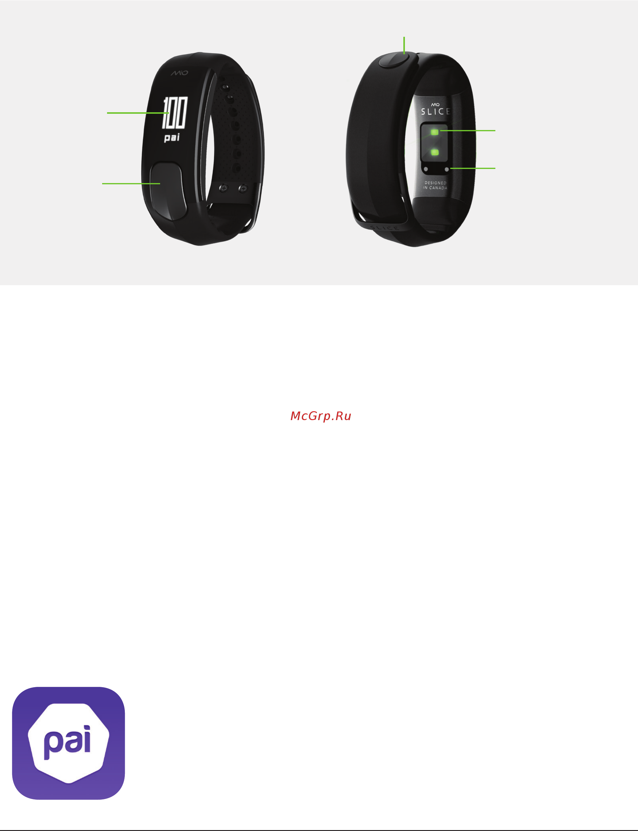 Mio Slice MI-60P-SIE-SMA Черный [4/14] Pai personal activit y intelligence