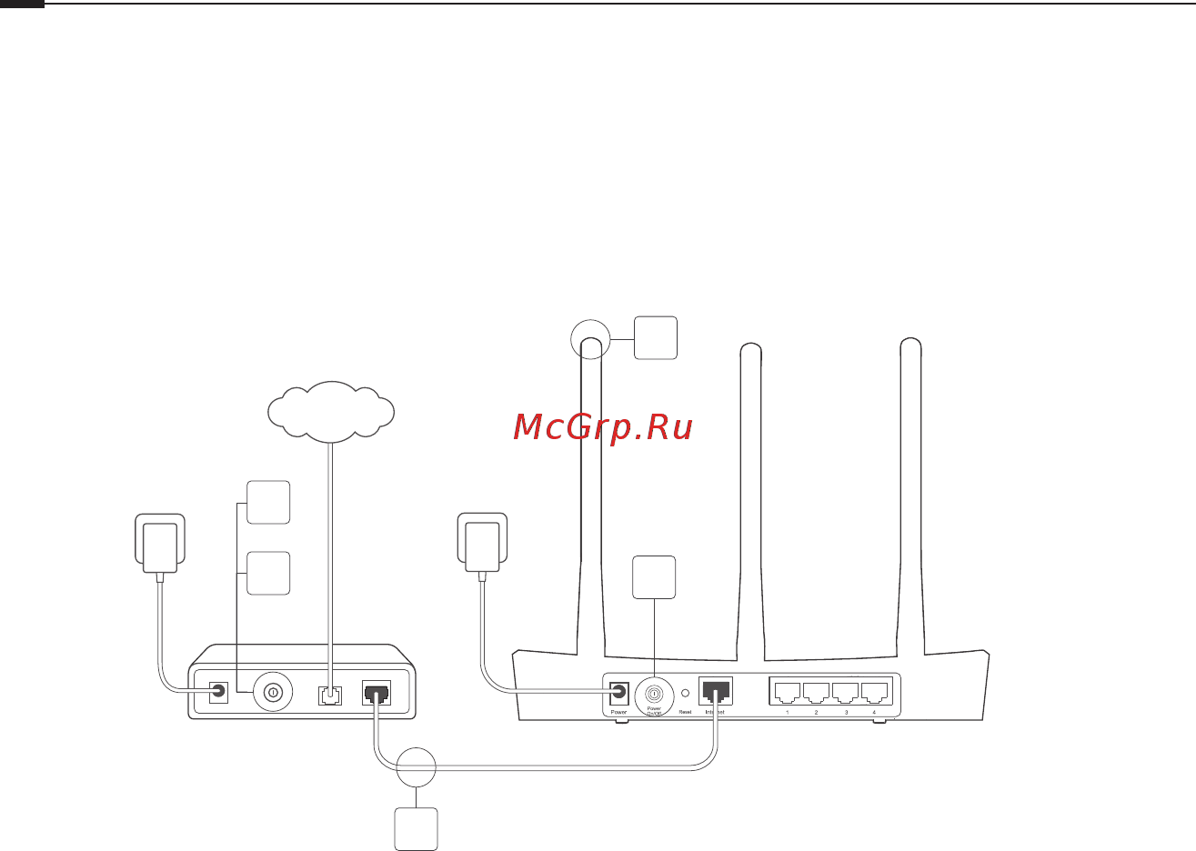 Tp-Link Archer C2300 Черный [39/66] Conectarea fizică