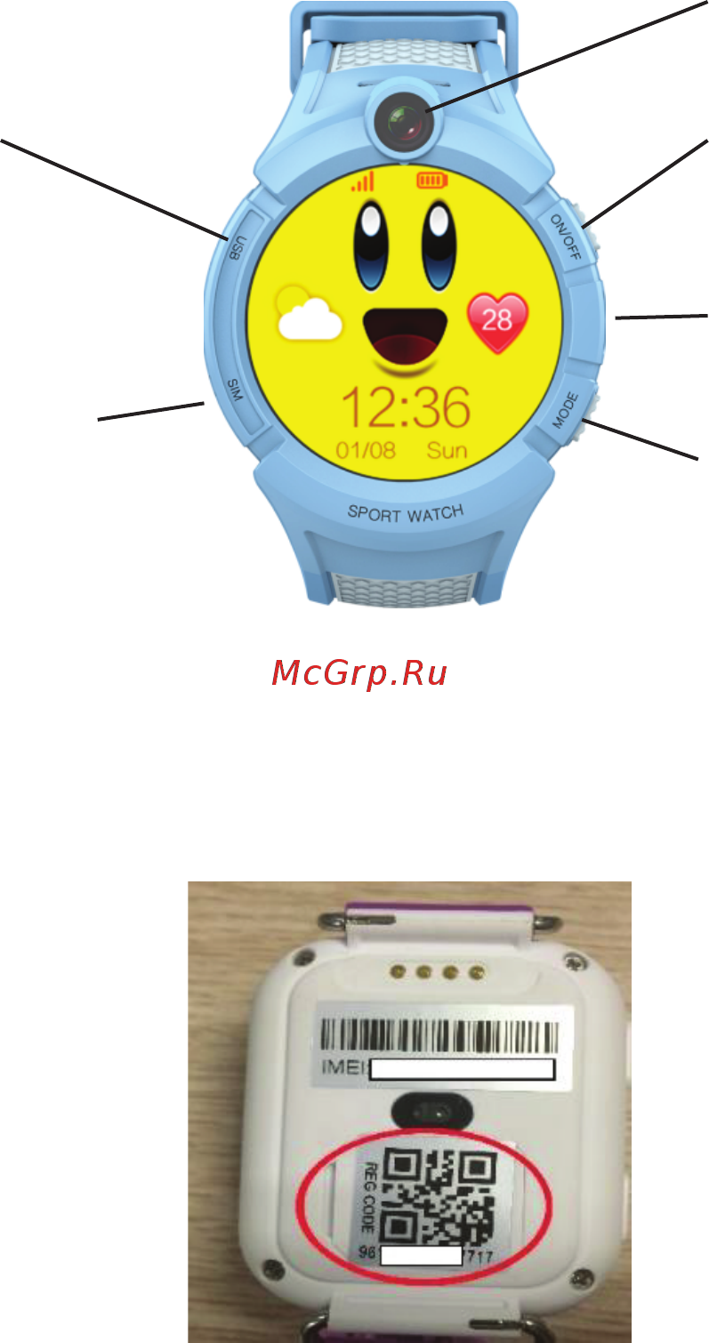 Ginzzu GZ-507 Розовые [3/11] Устройство часов