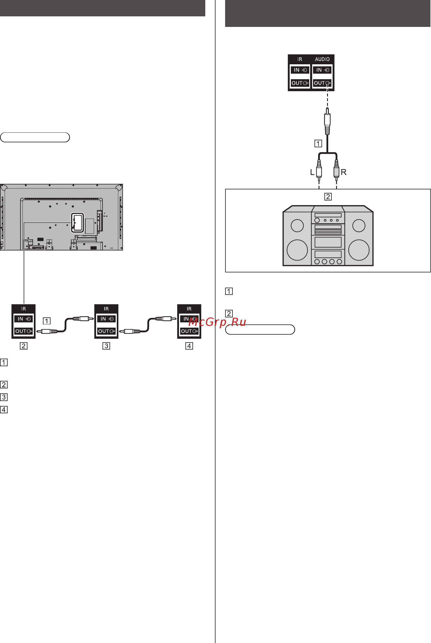 Panasonic TH-55LFE8E Черный [21/86] Подключение к выходному разъему audio out