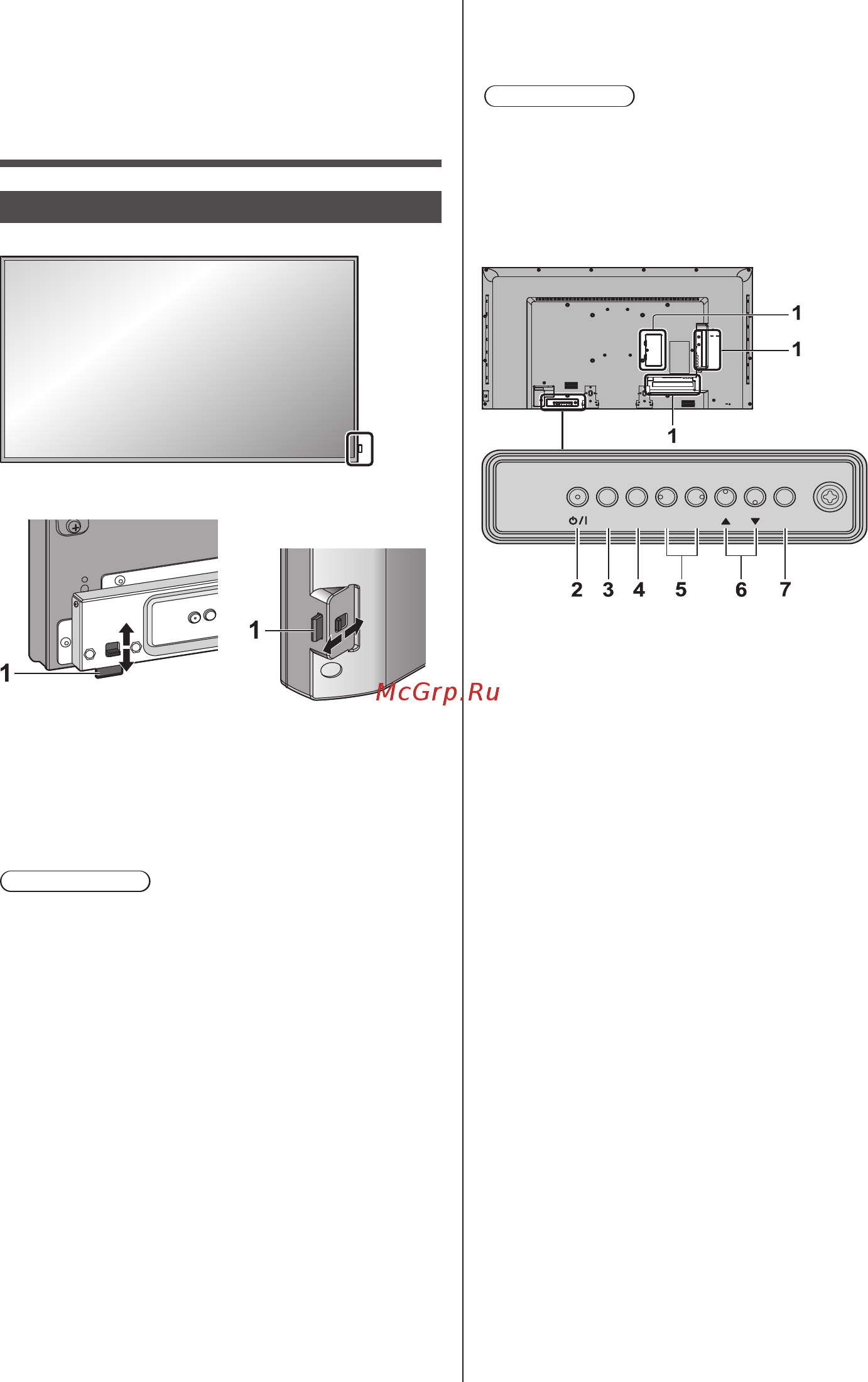Panasonic TH-55LFE8E Черный [23/86] Идентификация элементов управления