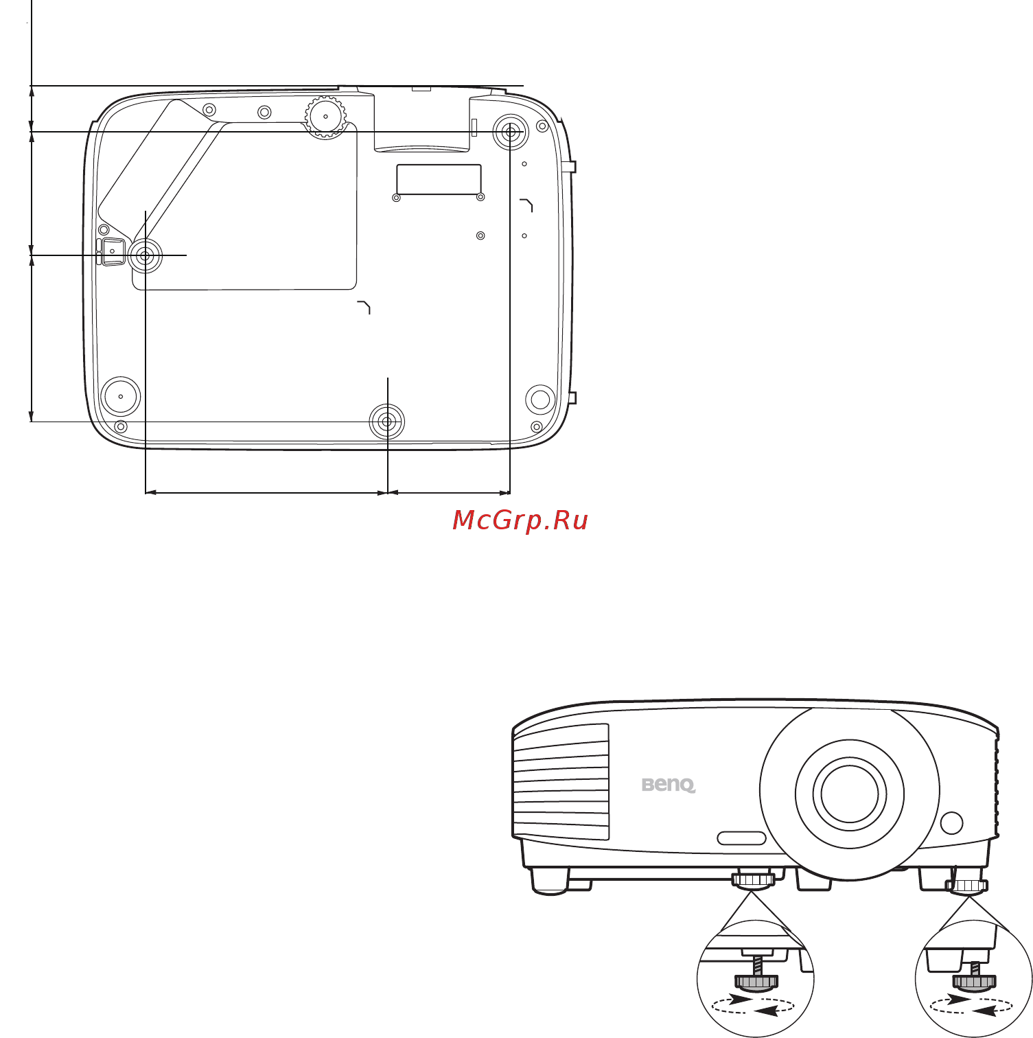 Benq MH606 9H.JGX77.13E [17/51] Настройка проецируемого изображения