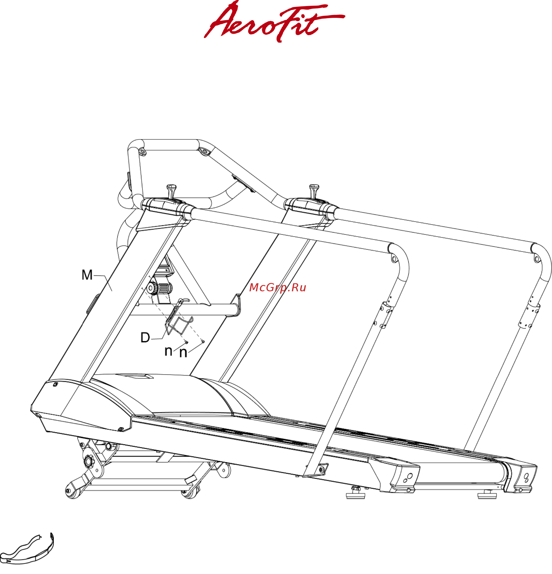Aerofit Professional RUN PRO [20/24] 6 запуск тренажера и безопасная эксплуатация