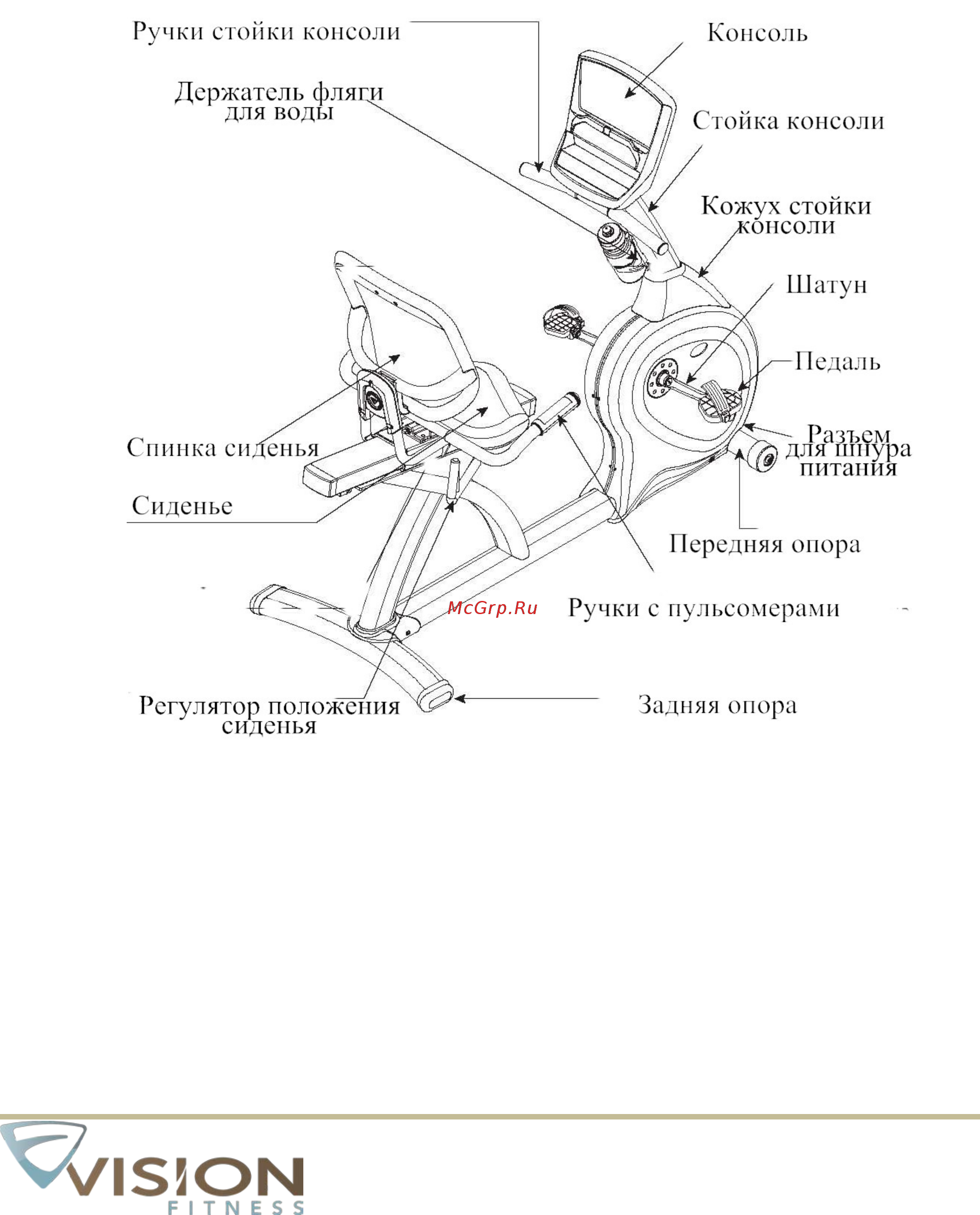 Vision Fitness R40 - Touch ZMK4000552 [9/28] Сборка оборудования