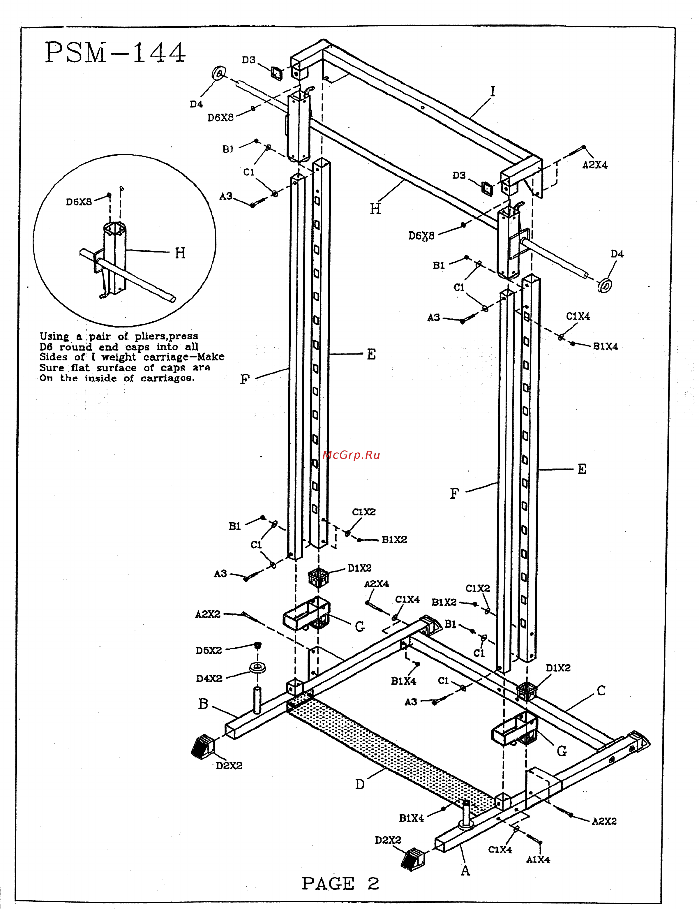 Body Solid Body-Solid PSM144 [3/3] Psm 144