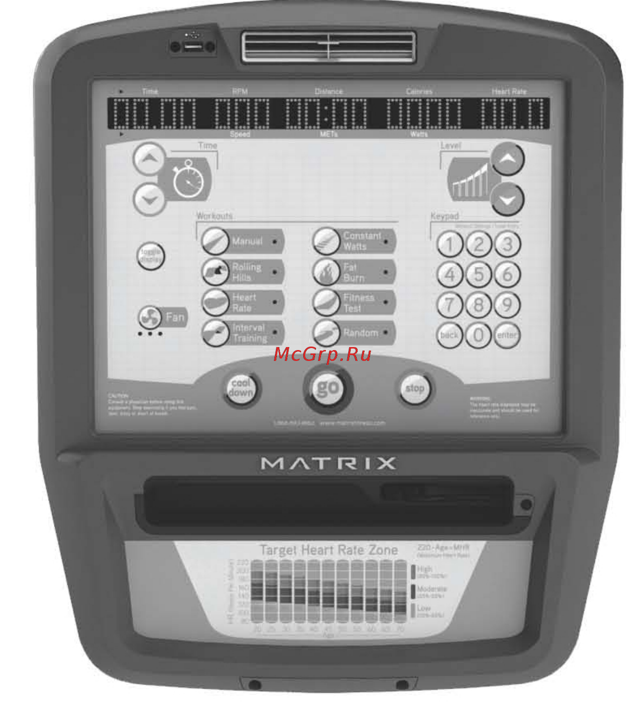 Matrix Fitness U7XE [32/41] Консоль h5x u5x r5x