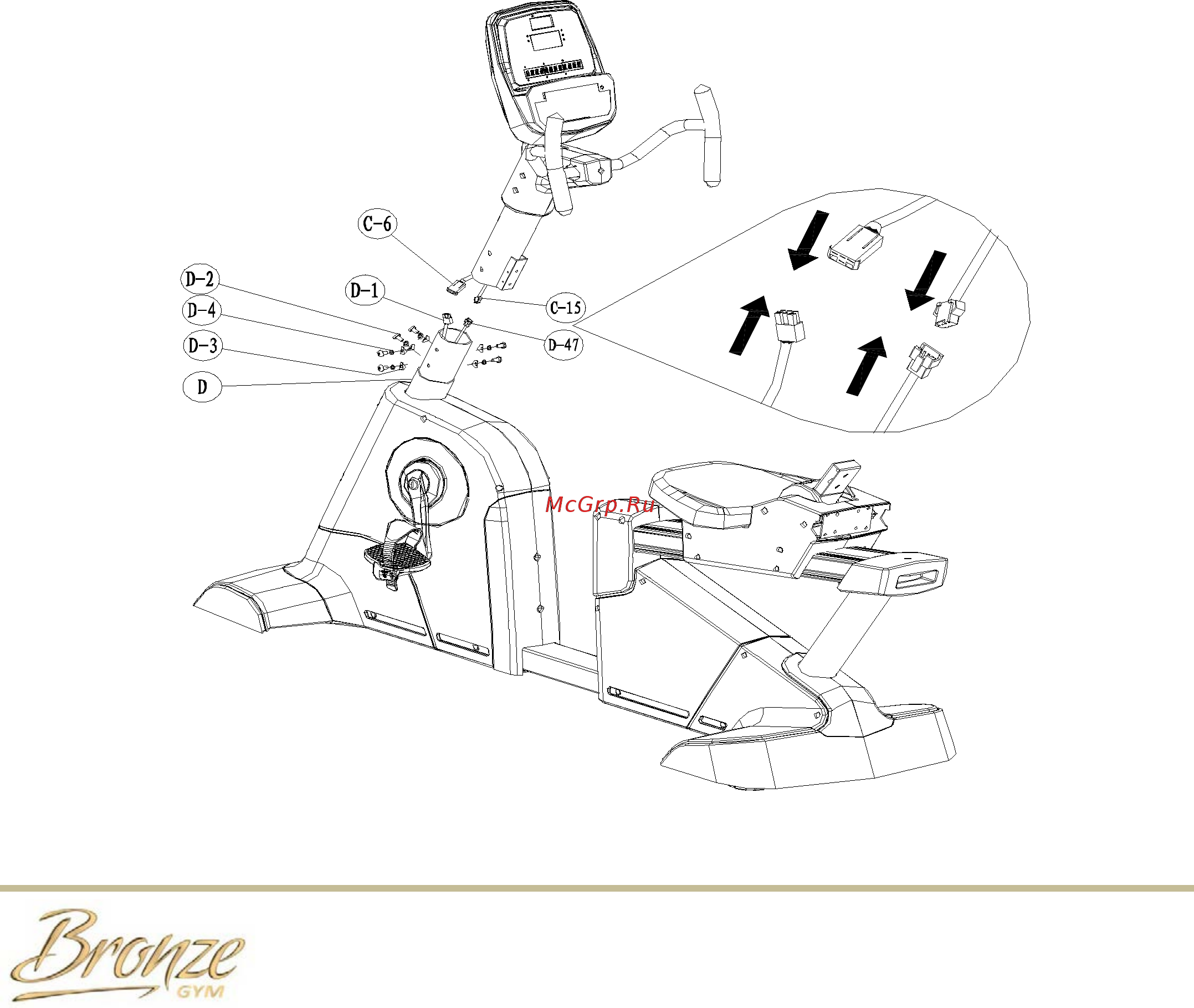 Bronze Gym R901 PRO [9/27] Сборка оборудования