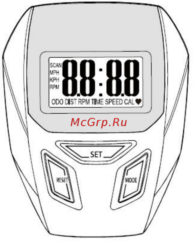 Sportop B480 [10/11] Функции и операции