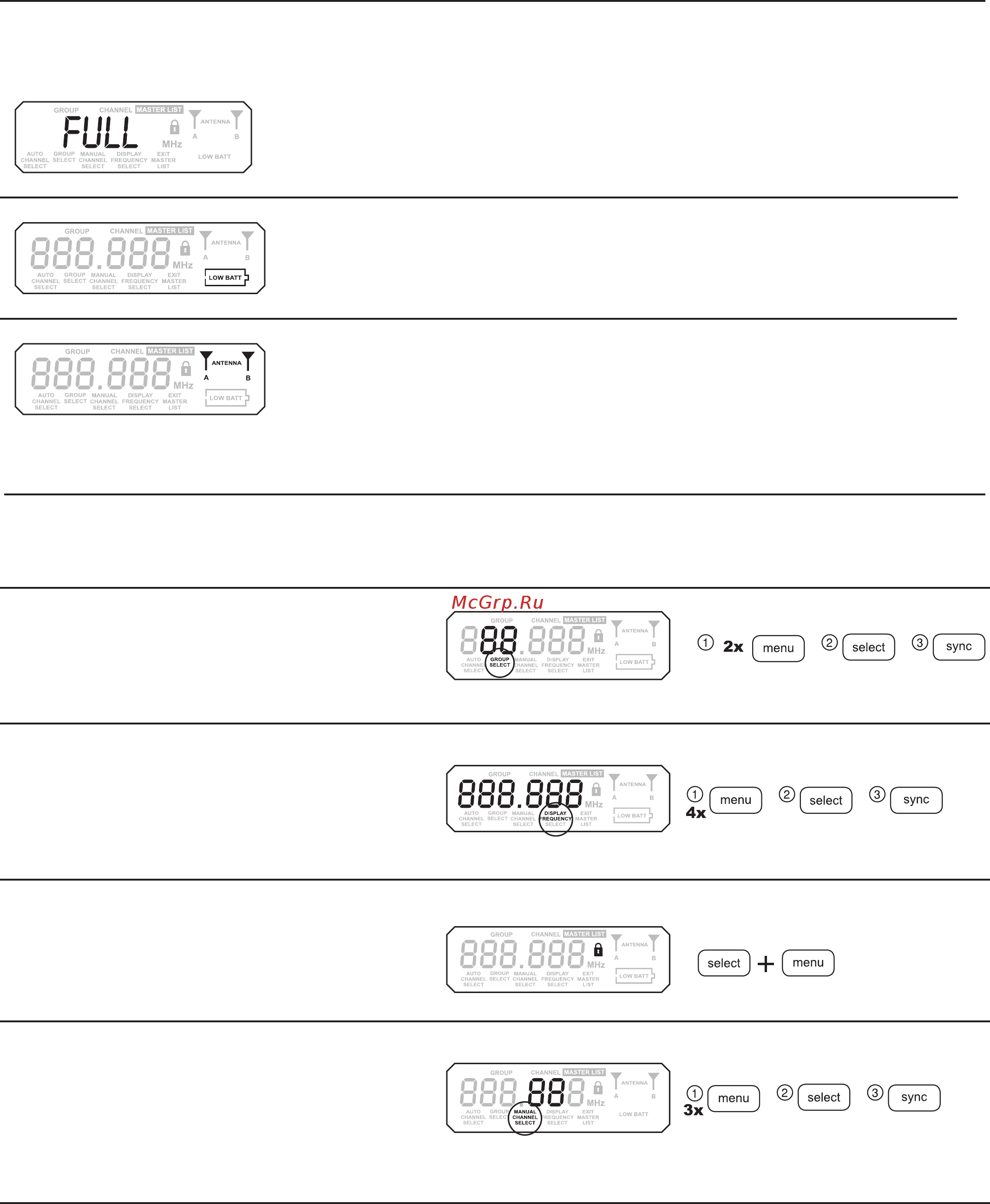 Shure SLX2/BETA58 P4 [5/19] Exit master list