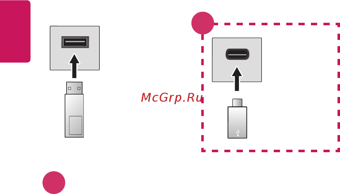 LG PF50KG [91/148] Подключение через интерфейс usb