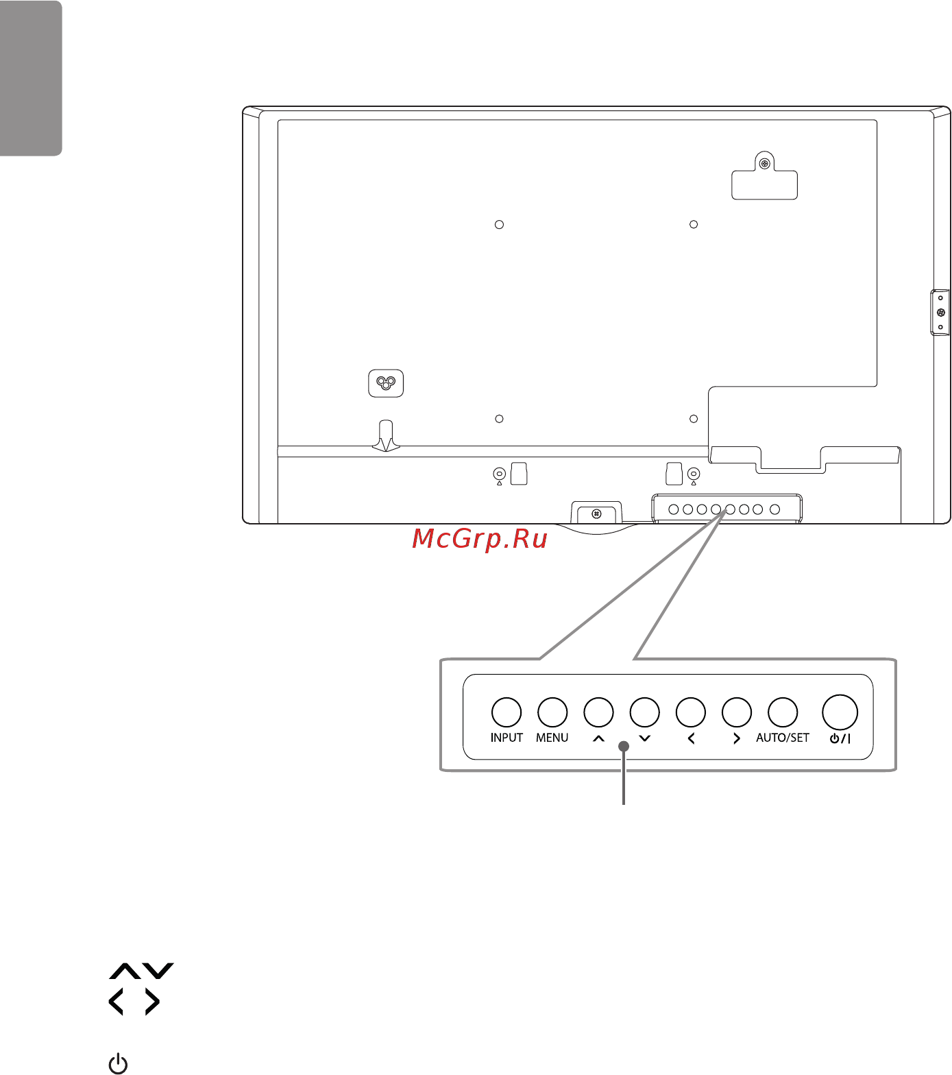 LG 49SM5D-B Черный [14/44] Элементы и кнопки