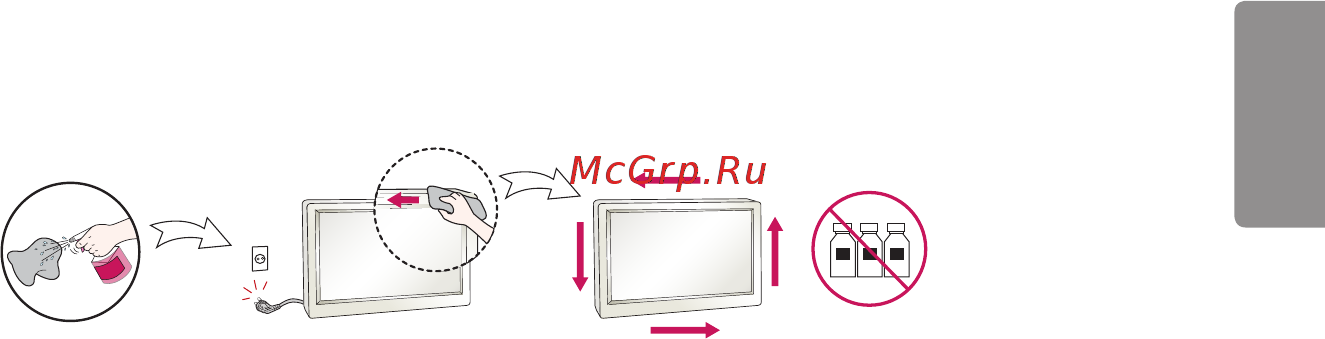LG 49SM5D-B Черный [9/44] Крепление на стене