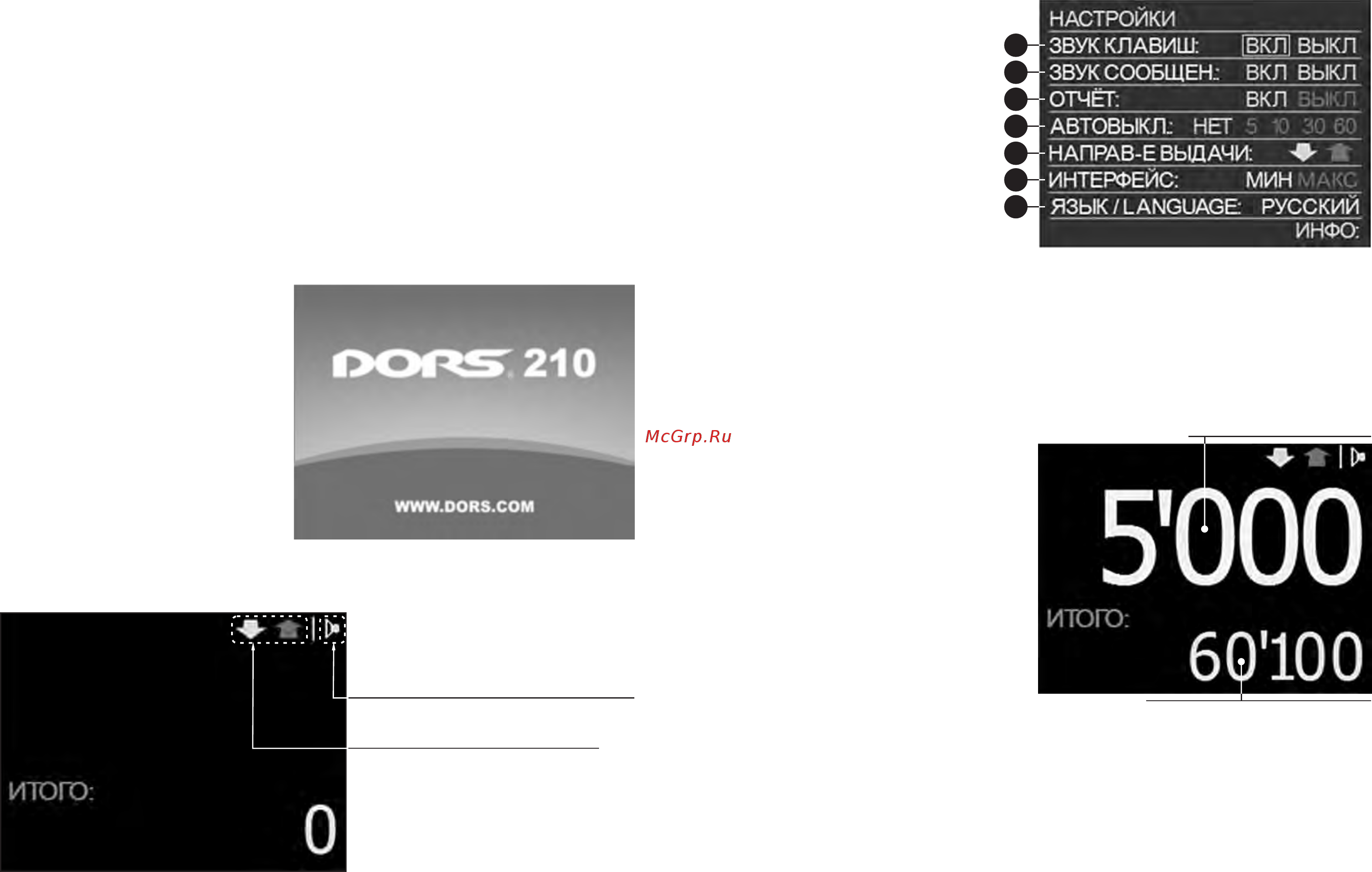 Dors 210 Compact Серый (FRZ-036193) Инструкция по эксплуатации онлайн [5/11] 380784
