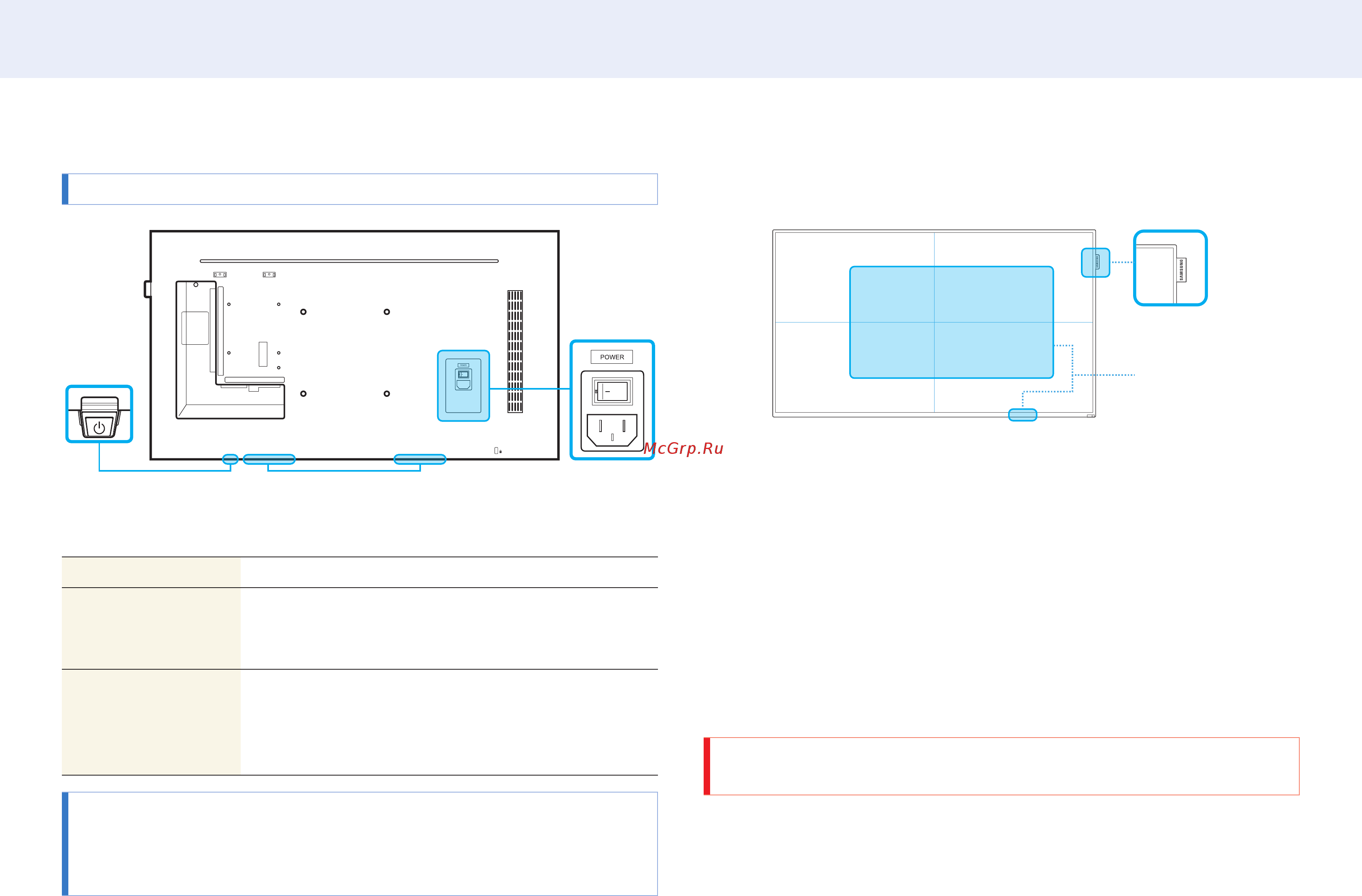 Samsung PH49F Черный [11/88] Panel key