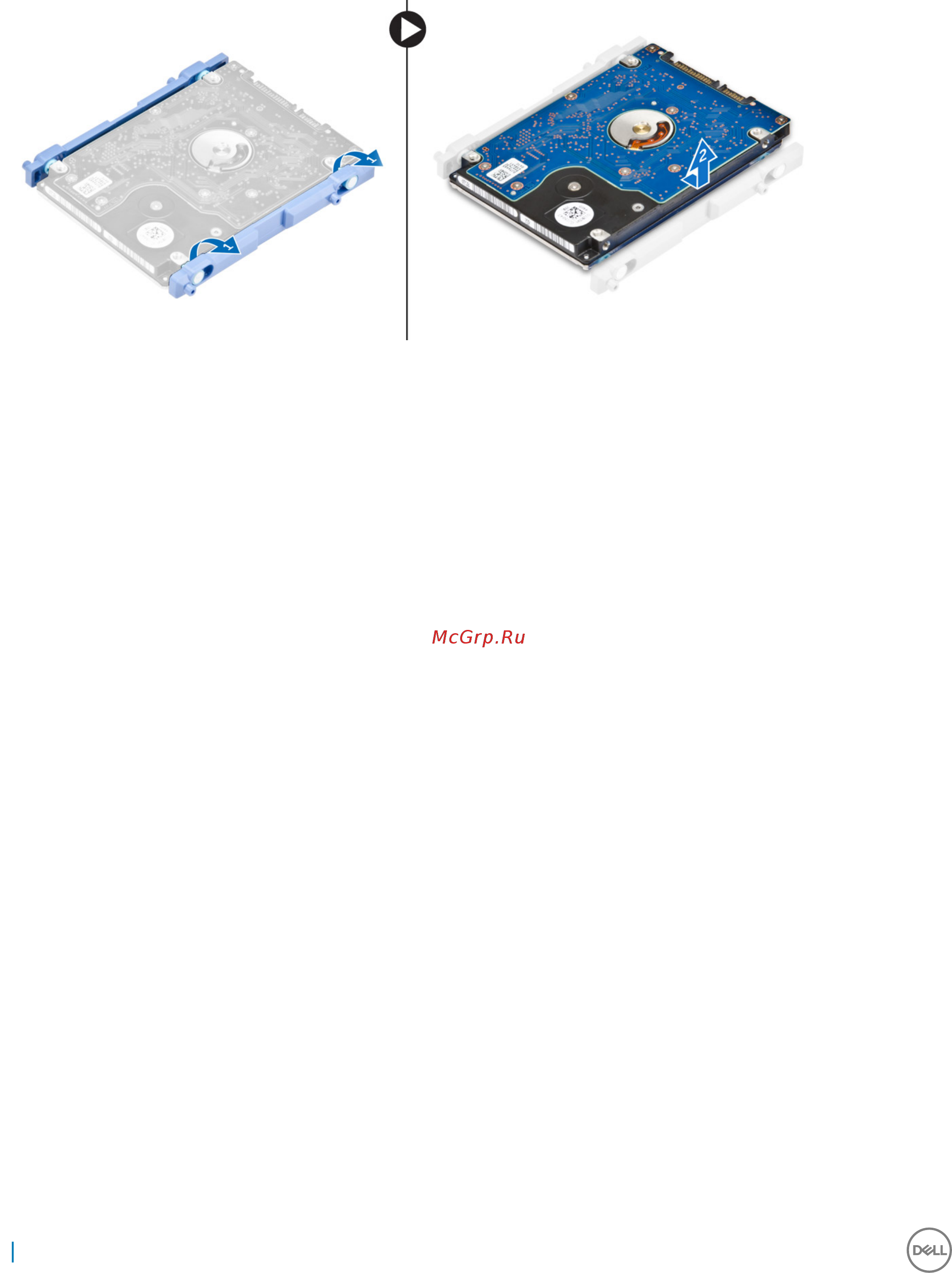 Dell Optiplex 5250 [16/78] Installing the hard drive assembly