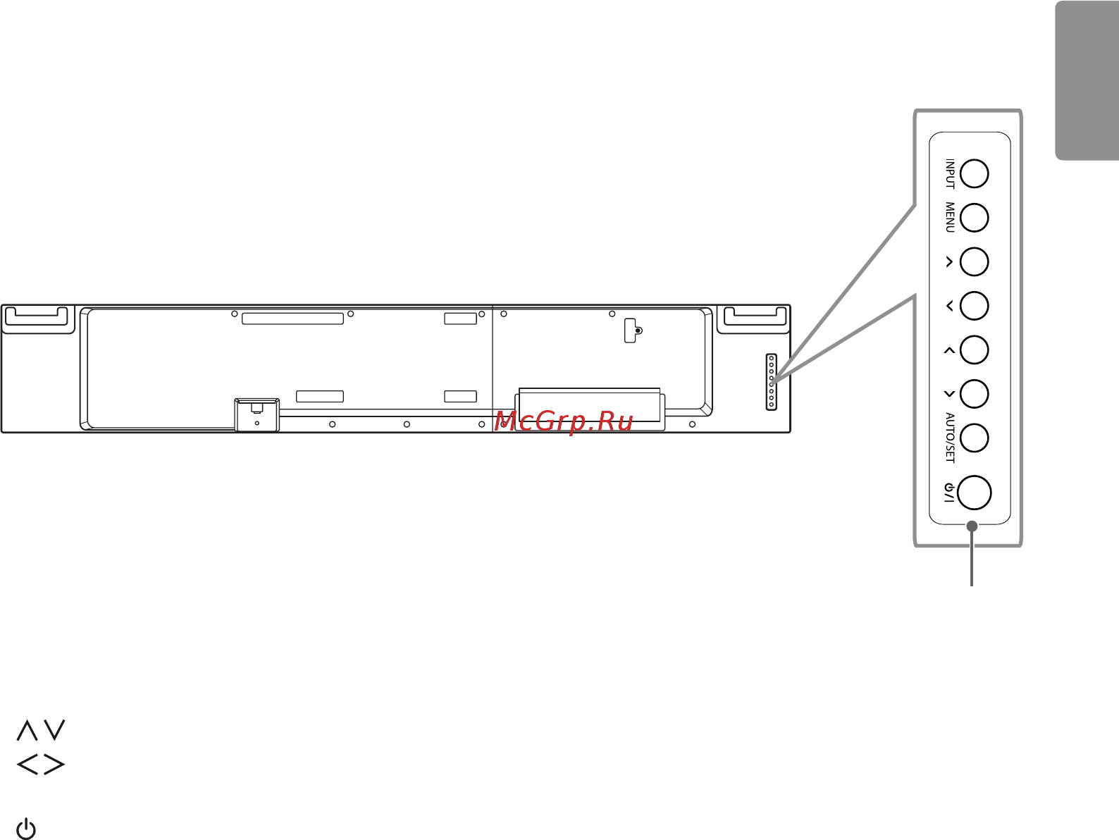 LG 86BH5C Черный [13/31] Элементы и кнопки