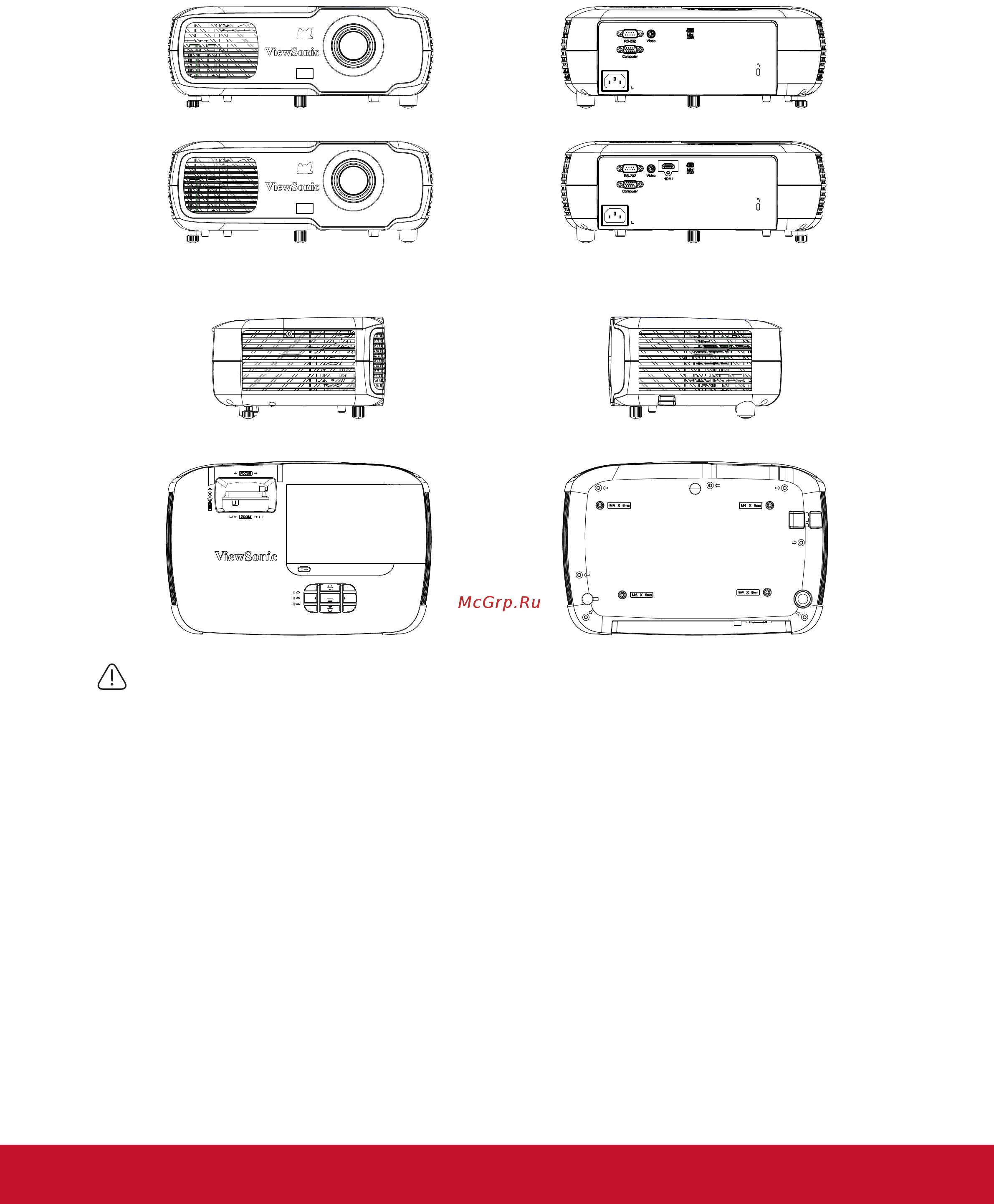 Viewsonic PA502SP [12/76] Внешний вид проектора