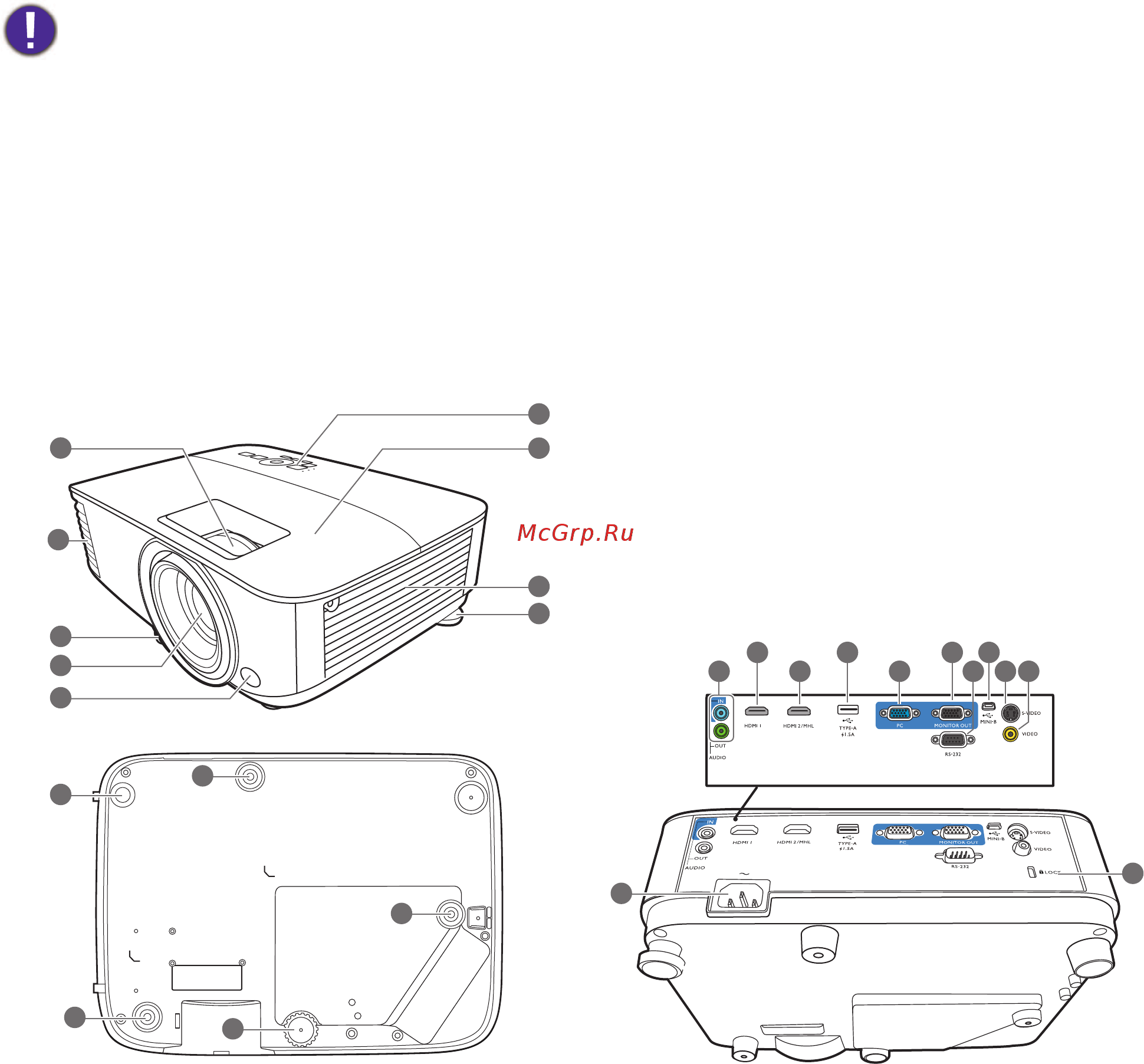 Benq MW612 Инструкция по эксплуатации онлайн [9/52] 381338