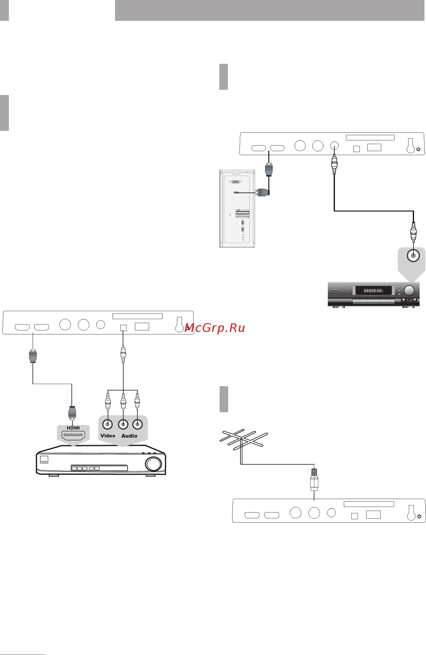 BBK 32LEM-1050/TS2C [5/8] Подключение