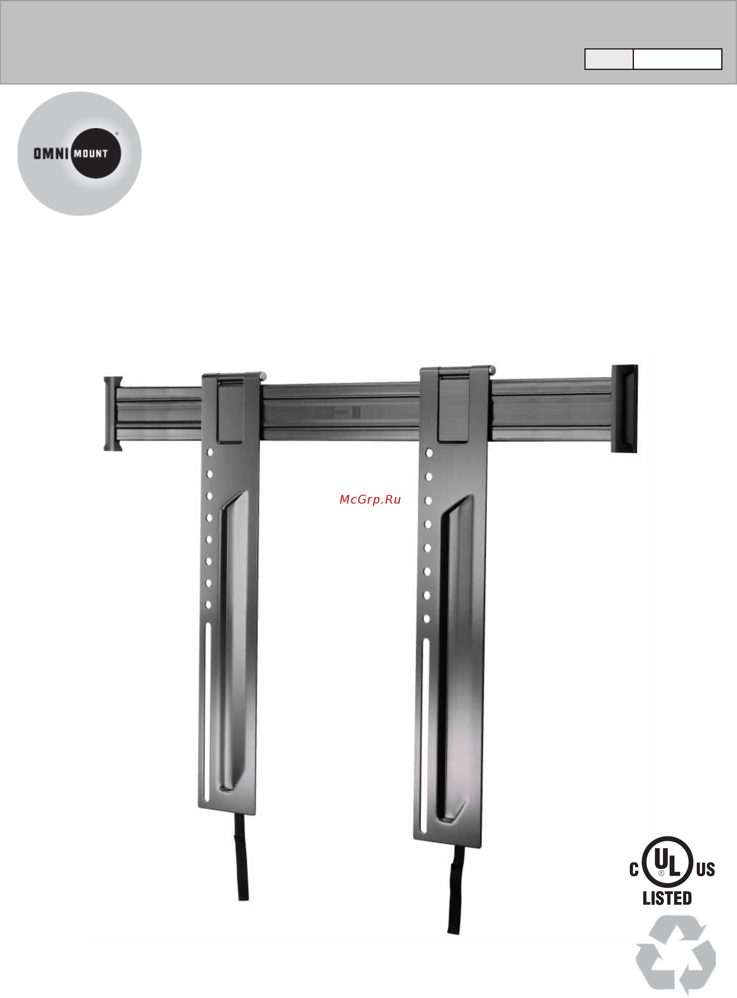 Omnimount OE200F Инструкция по эксплуатации онлайн