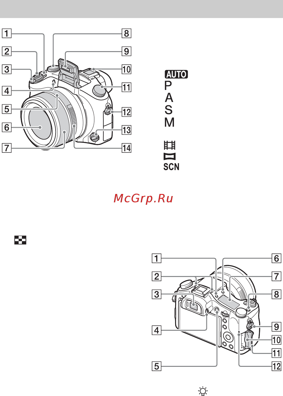 Sony DSC-RX10M3G Black [90/128] Визначення частин