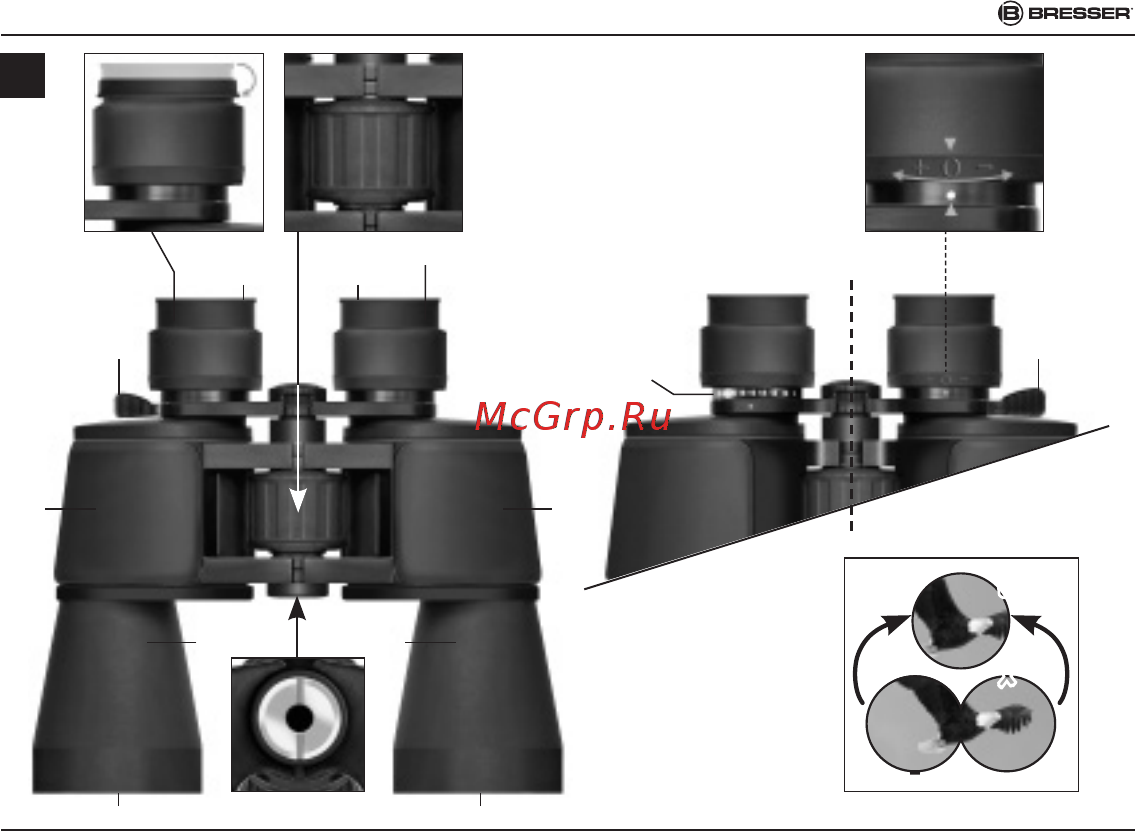 Bresser Spezial Zoomar 7-35x50 64653 Инструкция по эксплуатации онлайн [3/48] 382041