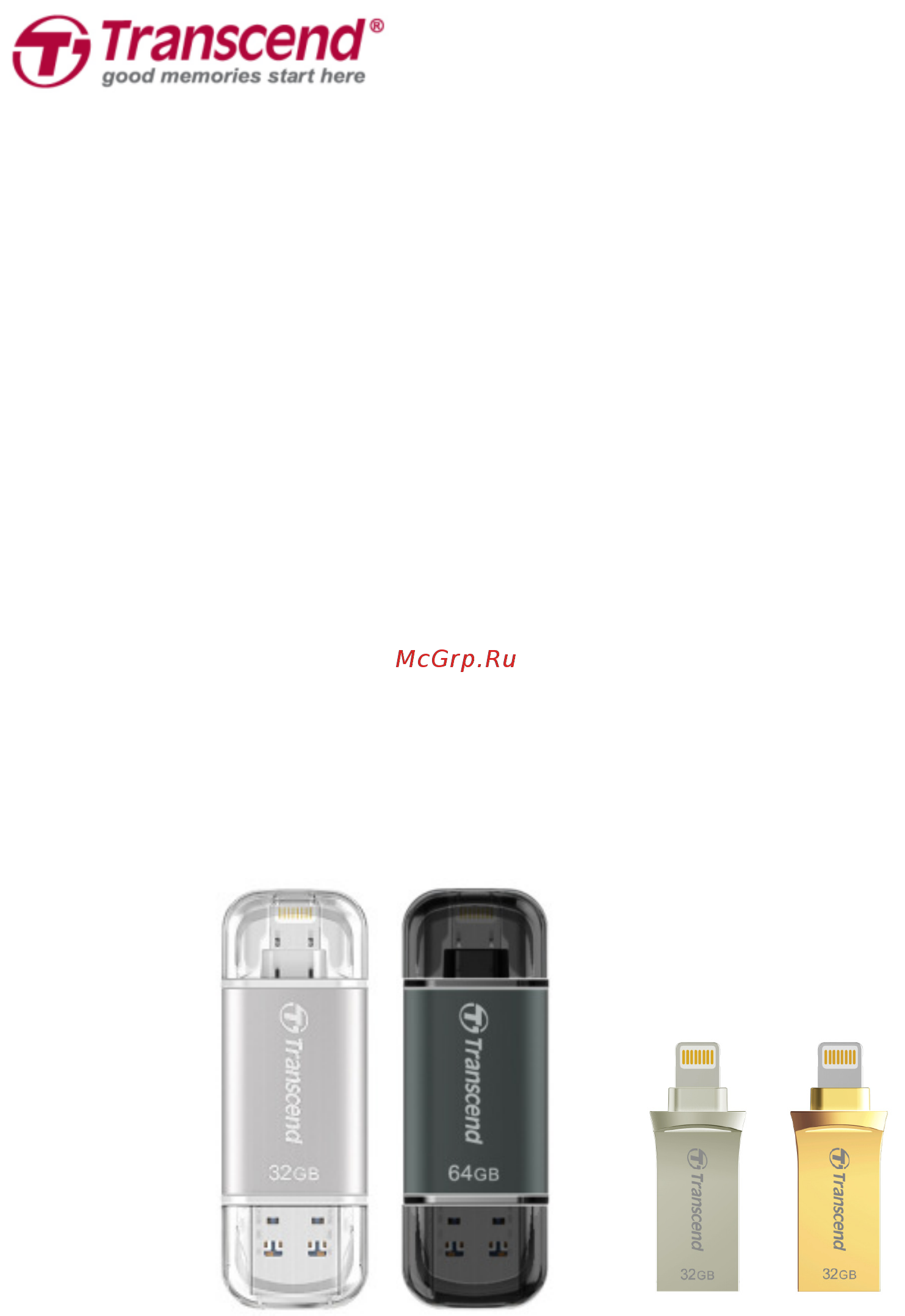 Transcend JetDrive TS64GJDG500G Инструкция по эксплуатации онлайн
