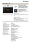Electrolux EOB93434AW Технические характеристики