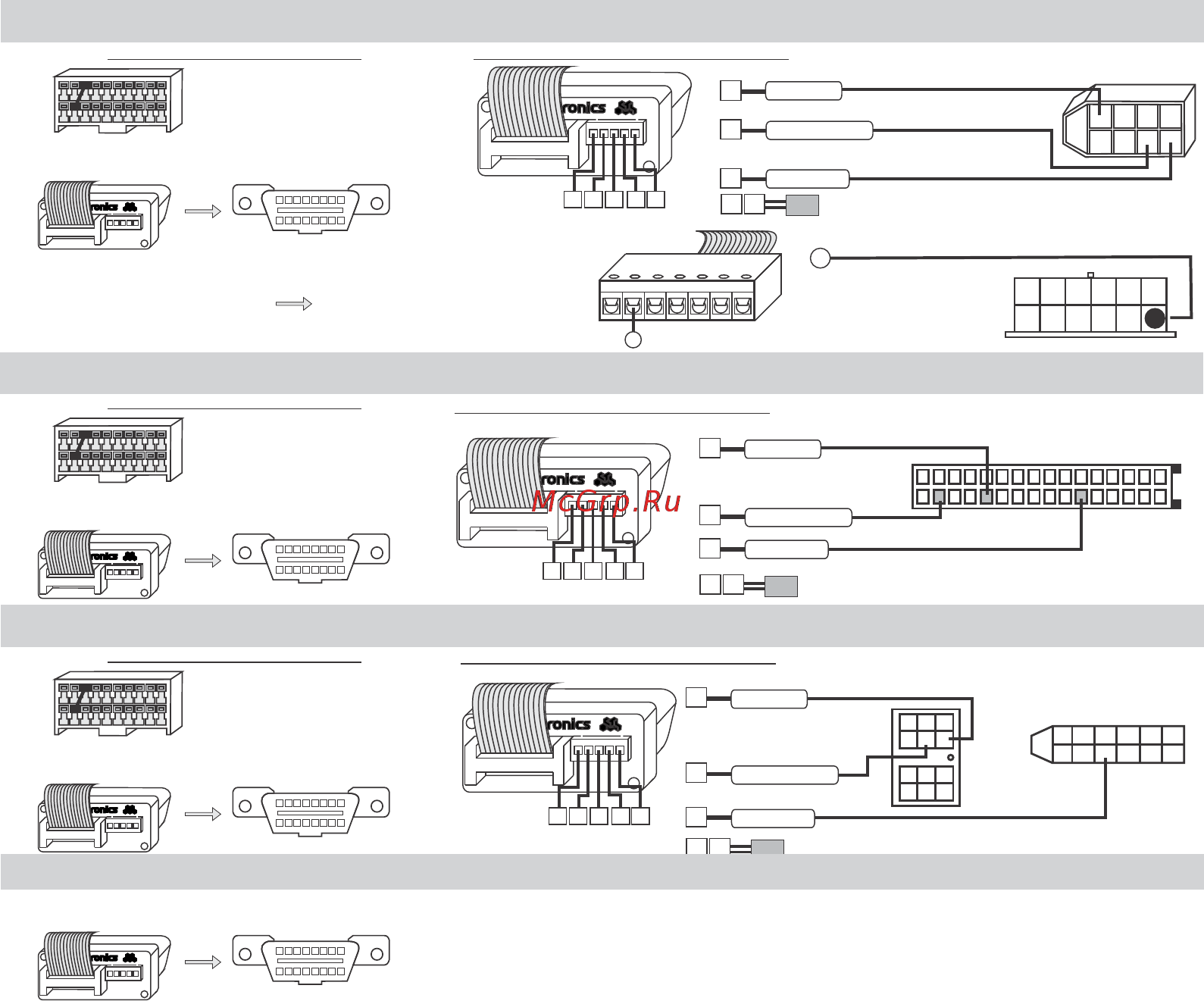 Multitronics C-900 [14/58] Замок зажигания вирт габариты эбу бак тип дут эбу