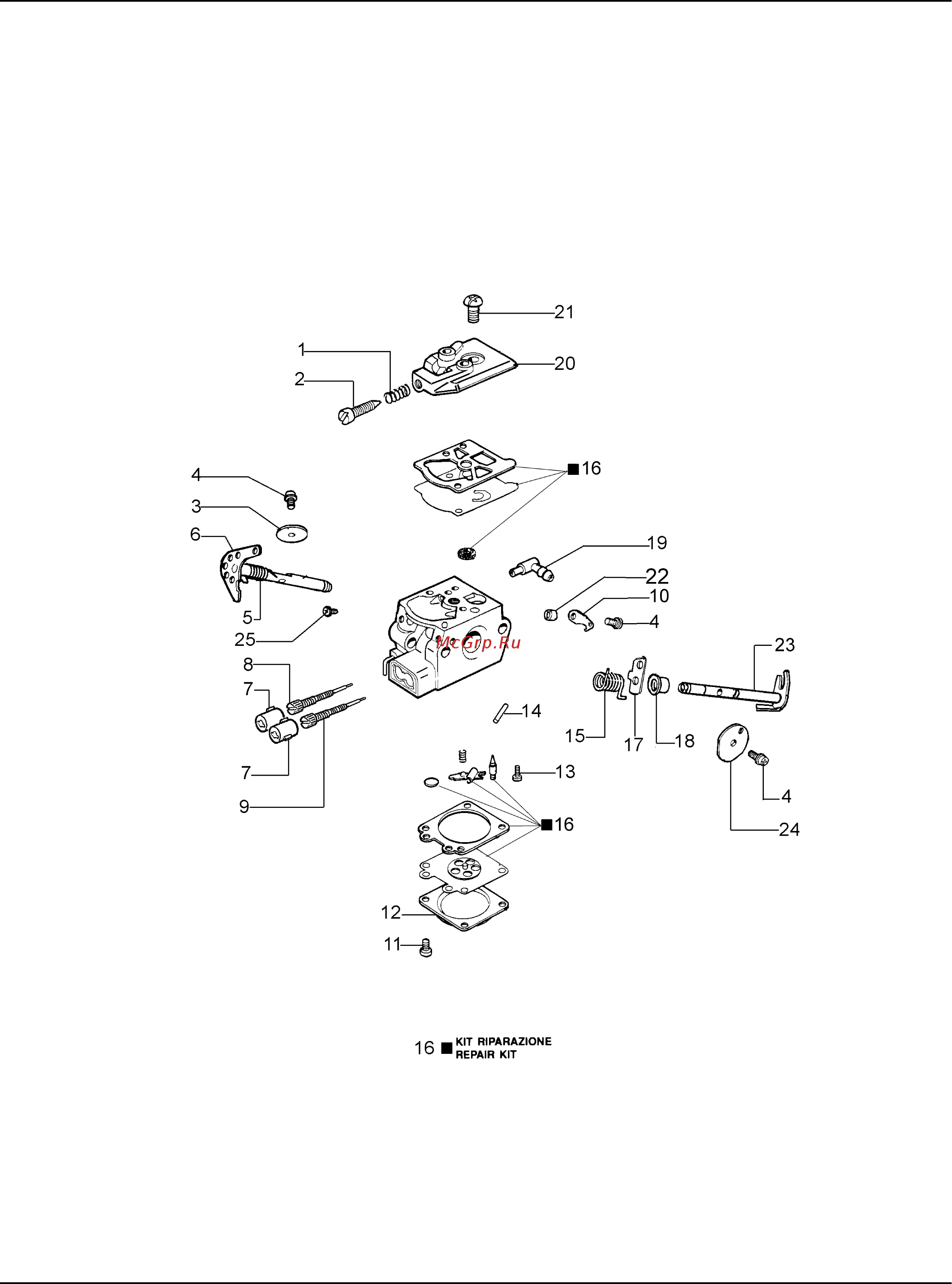 Oleo-Mac GS 370 [12/15] Gs 370 euro 2 chainsaw